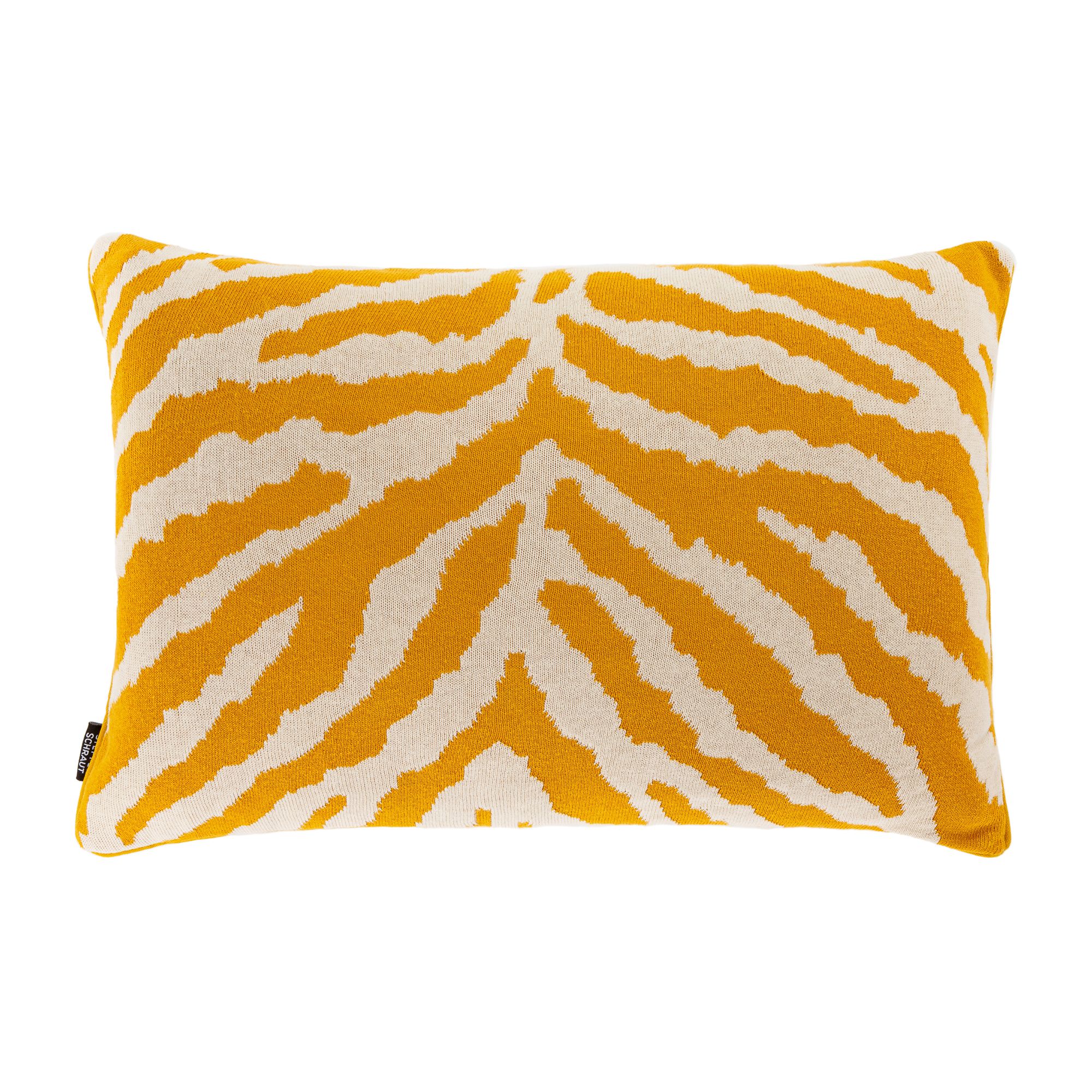 STEFFEN SCHRAUT 1 gef. Dekokissen Zebra-Motiv 100% Baumwolle waschbar, ca. 40x60cm