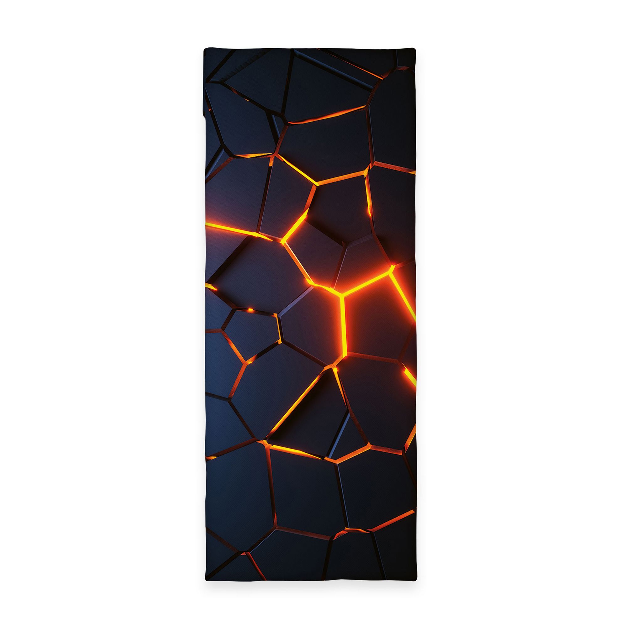 Young Collection Fitnesstuch 3D-Effekt inkl. Überzug für Fitnessgeräte Flag Label, 50x110cm