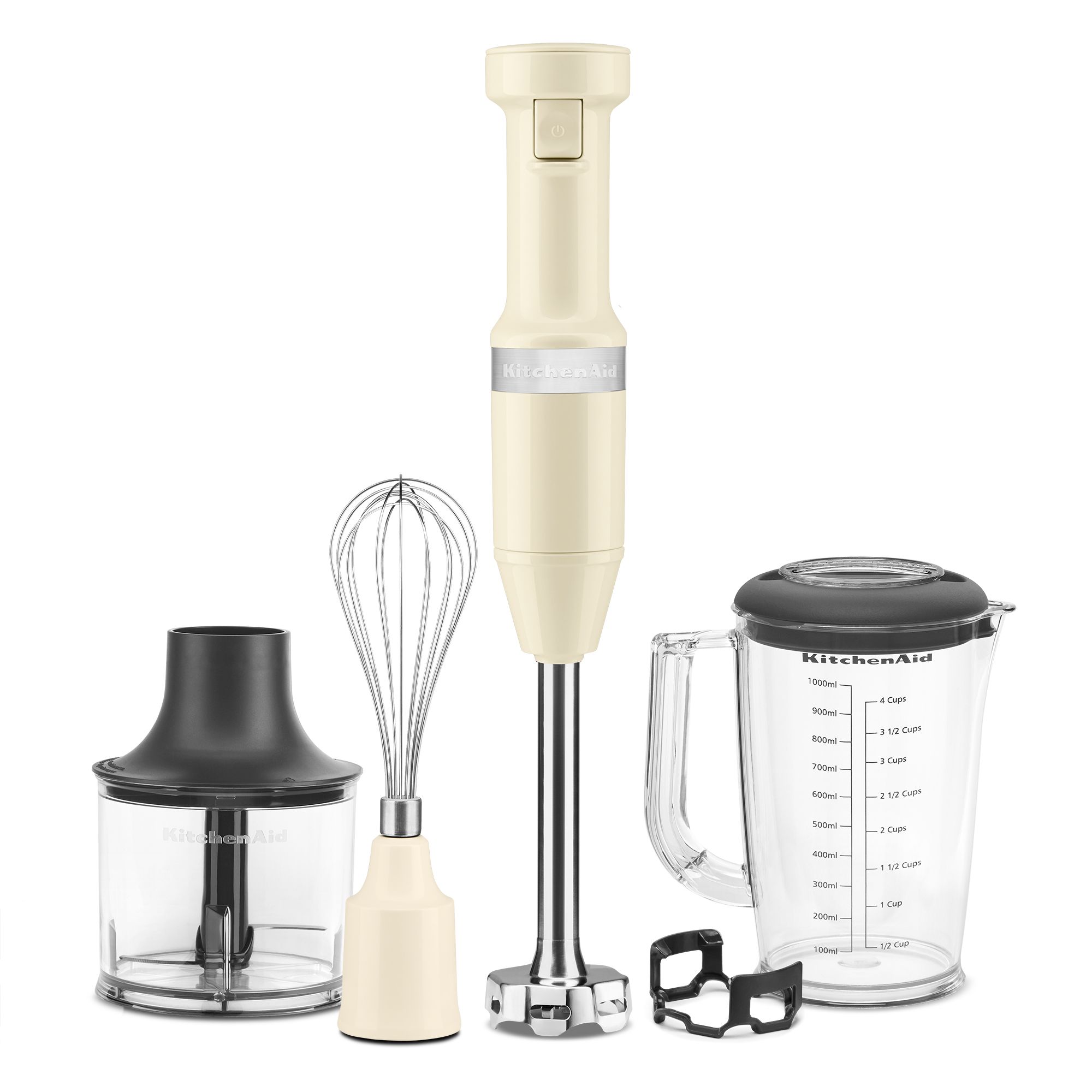 KITCHENAID® 5KHBV83E Stabmixer inkl. 1 Messbecher 1 Schneebesenaufsatz 1 Zerkleinerer