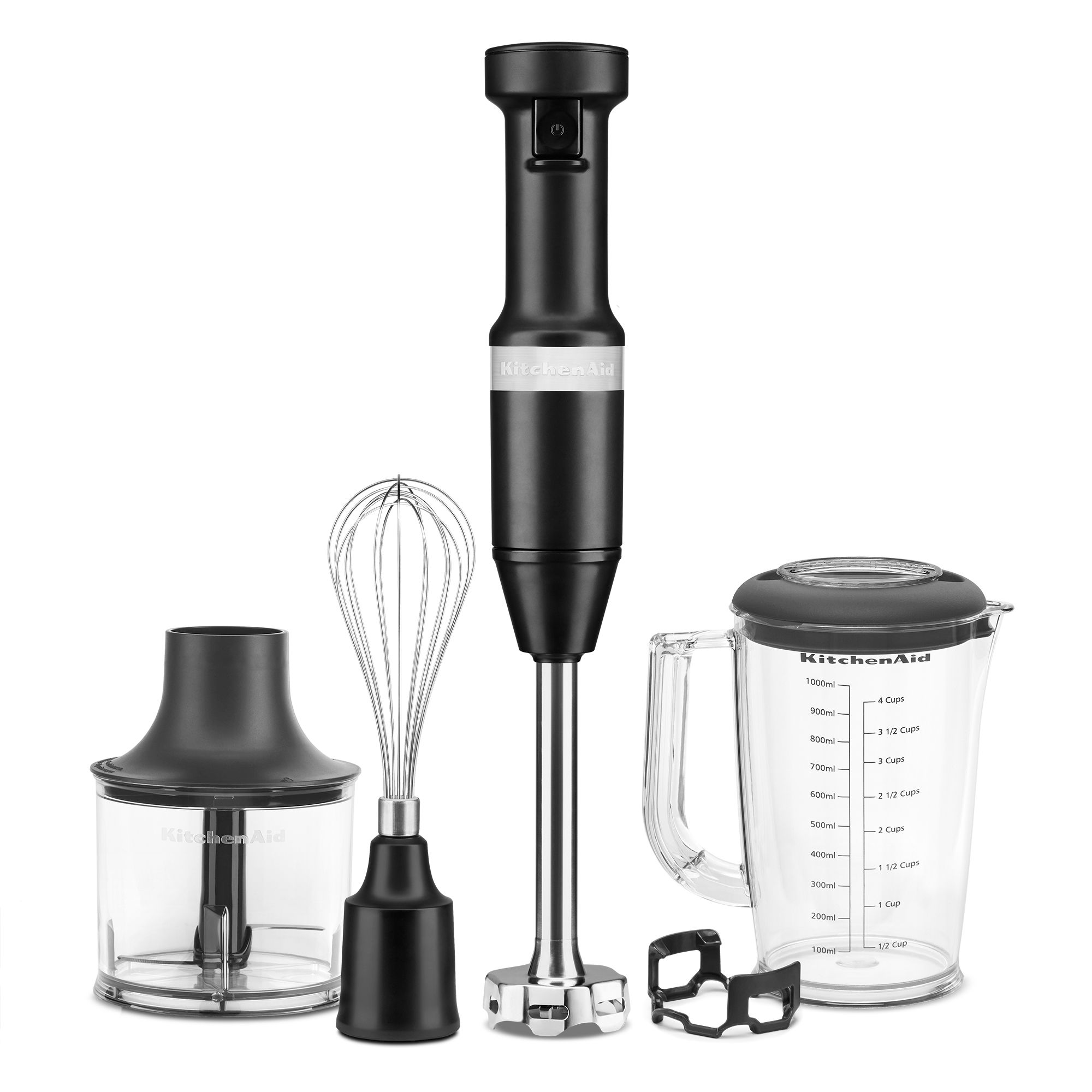 KITCHENAID® 5KHBV83E Stabmixer inkl. 1 Messbecher 1 Schneebesenaufsatz 1 Zerkleinerer