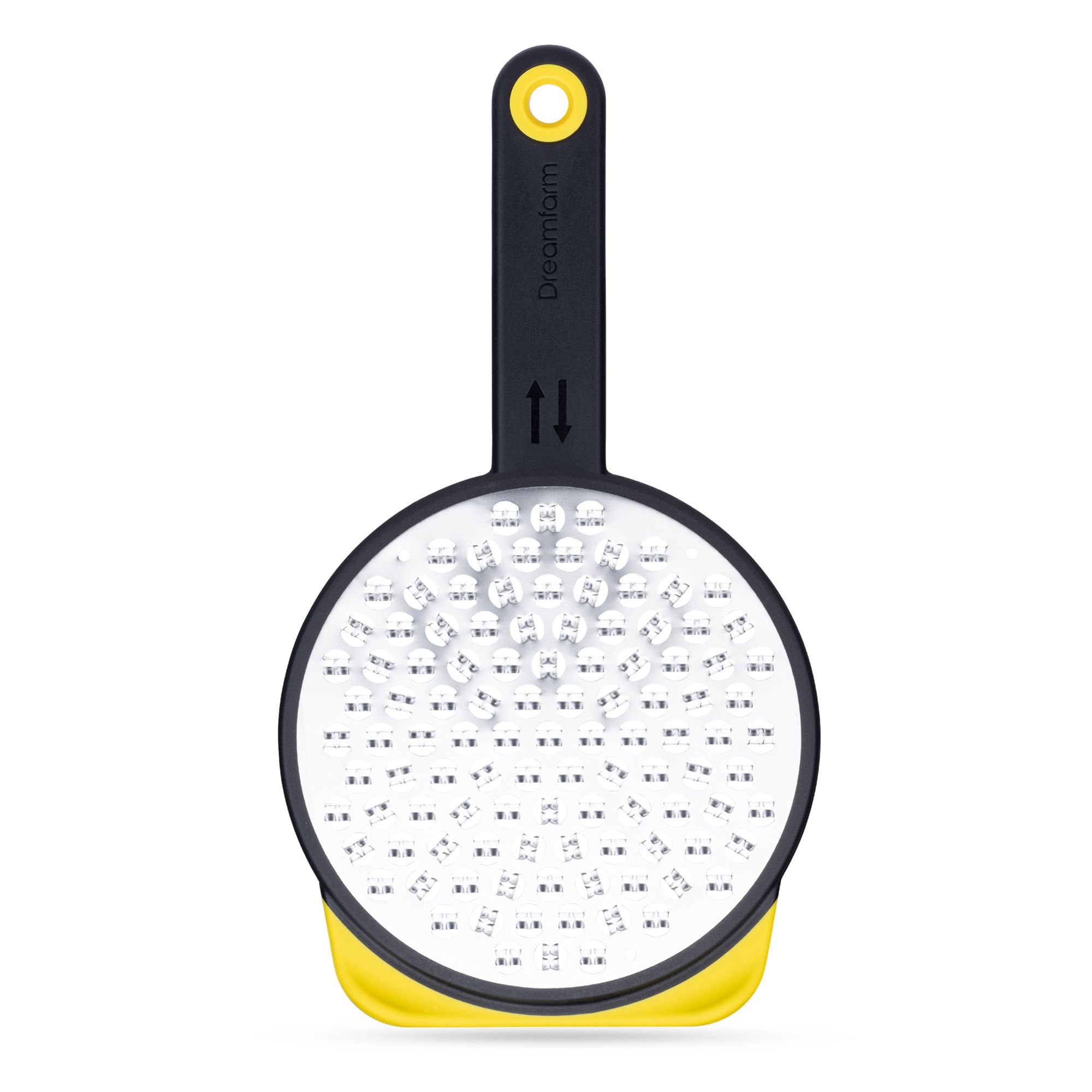 DREAMFARM® Reibe rund grob & fein Orgrate Edelstahl