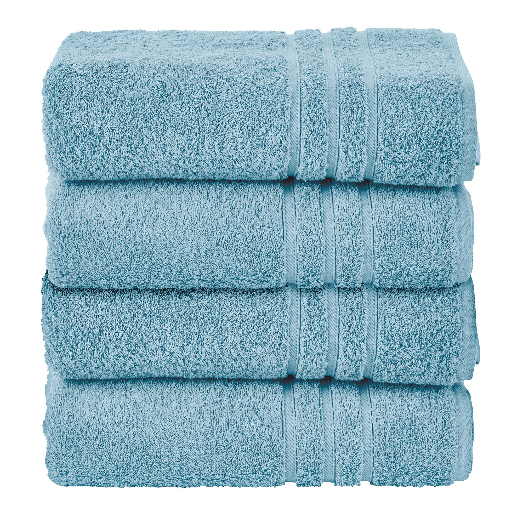 done.® 4 Handtücher uni 100% Baumwolle 50x100cm