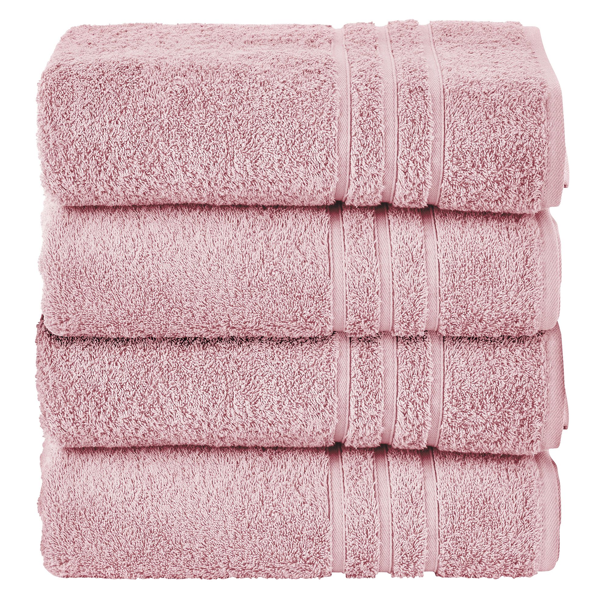 done.® 4 Handtücher uni 100% Baumwolle 50x100cm