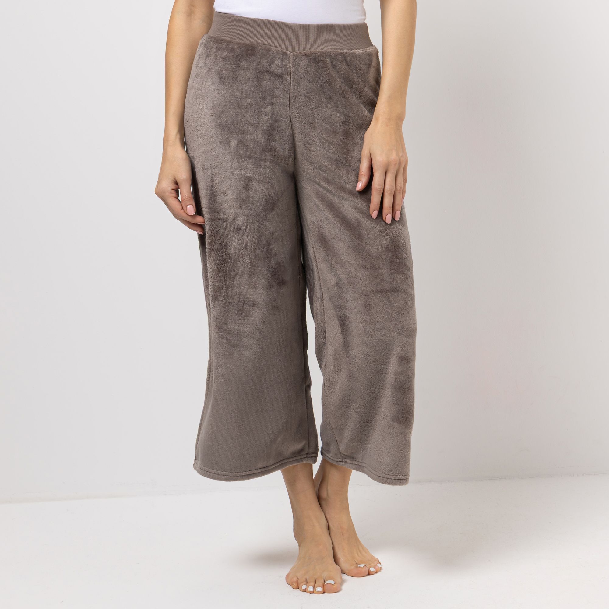MONT CHALET Damen-Hose uni Mikrofaser Chinchilla Culotte-Form