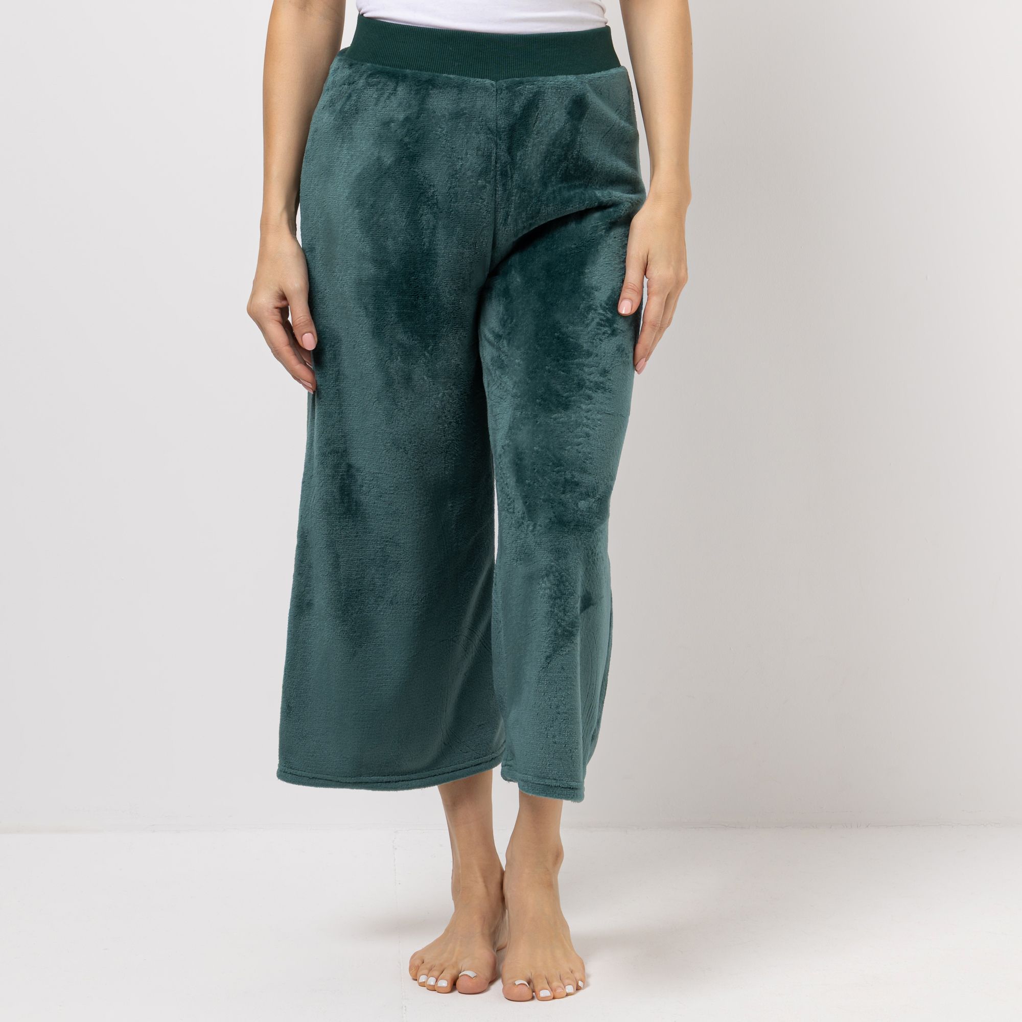 MONT CHALET Damen-Hose uni Mikrofaser Chinchilla Culotte-Form