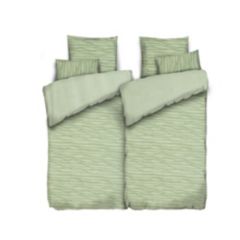 COZEE HOME Wendebettwäsche Schneetiger Teddy Bouclé Doppelbett, 6tlg.