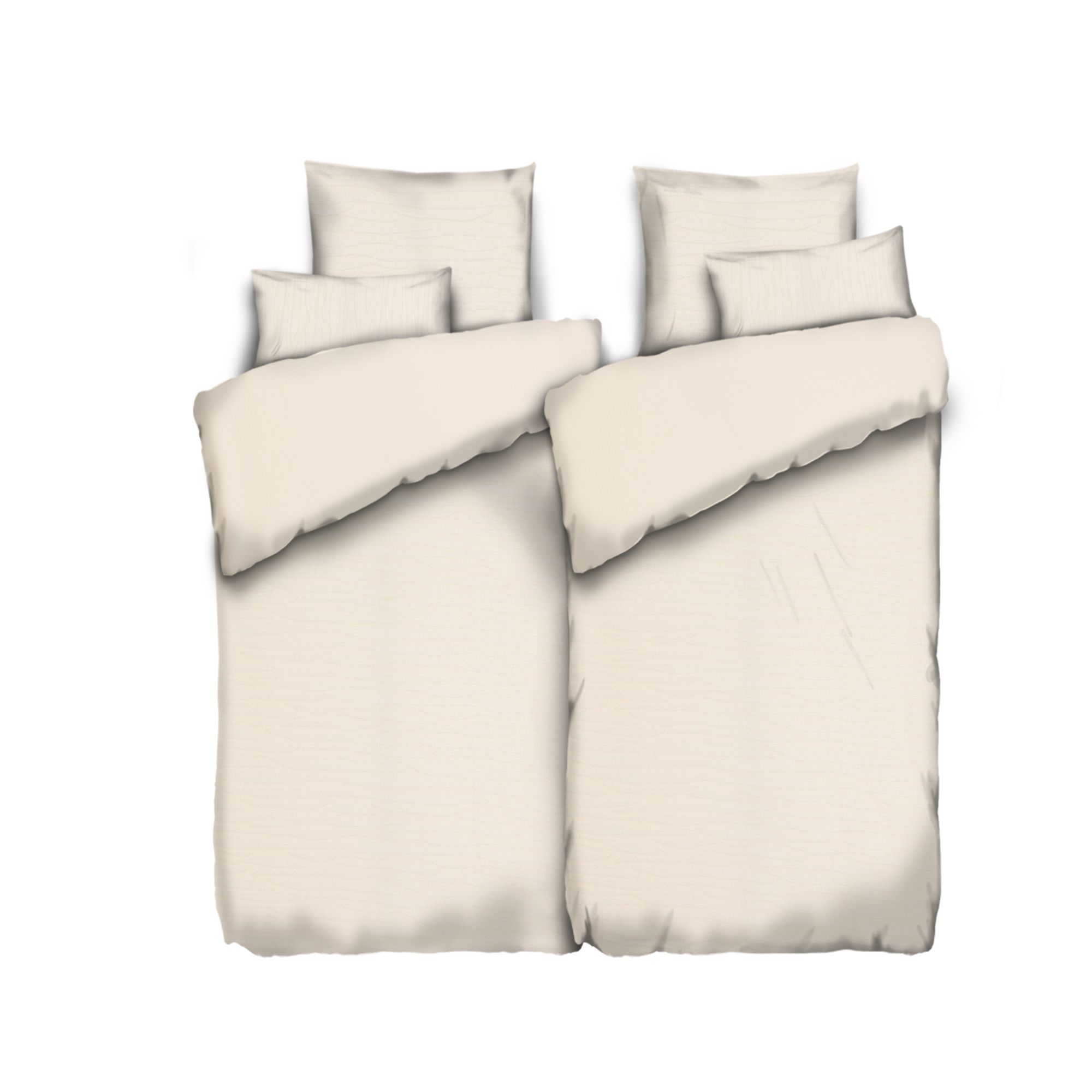 COZEE HOME Wendebettwäsche Schneetiger Teddy Bouclé Doppelbett, 6tlg.