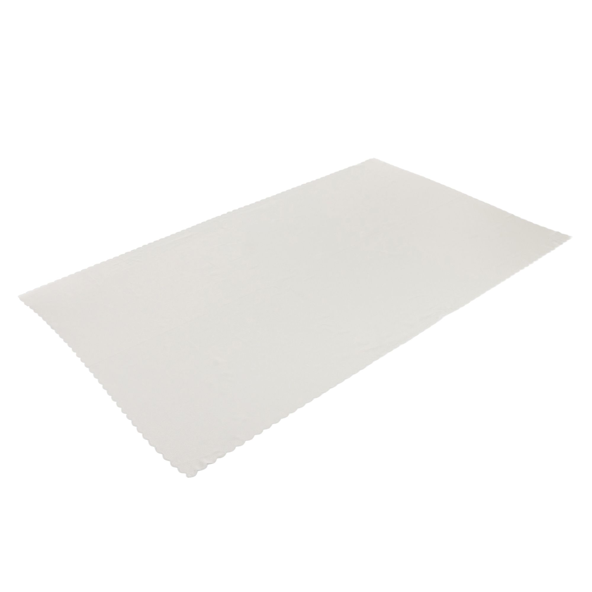 TAVELINO Jacquard-Tischdecke uni Wellenkante Farb- & Größenauswahl
