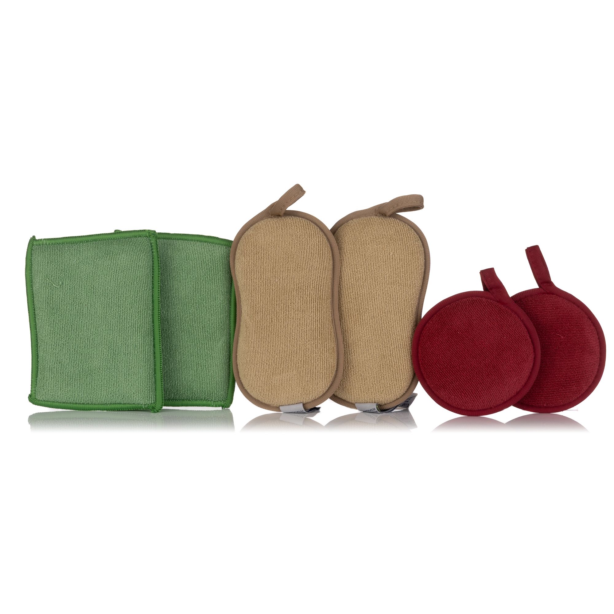  AQUA CLEAN Kristall Spül- & Reinigungspads 2-Seiten Funktion 6tlg.