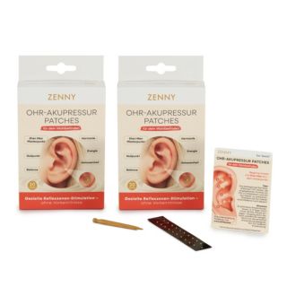 ZENNY Ohr-Akkupressur Set zur Reflexzonen- Stimulation 2x á 21tlg.