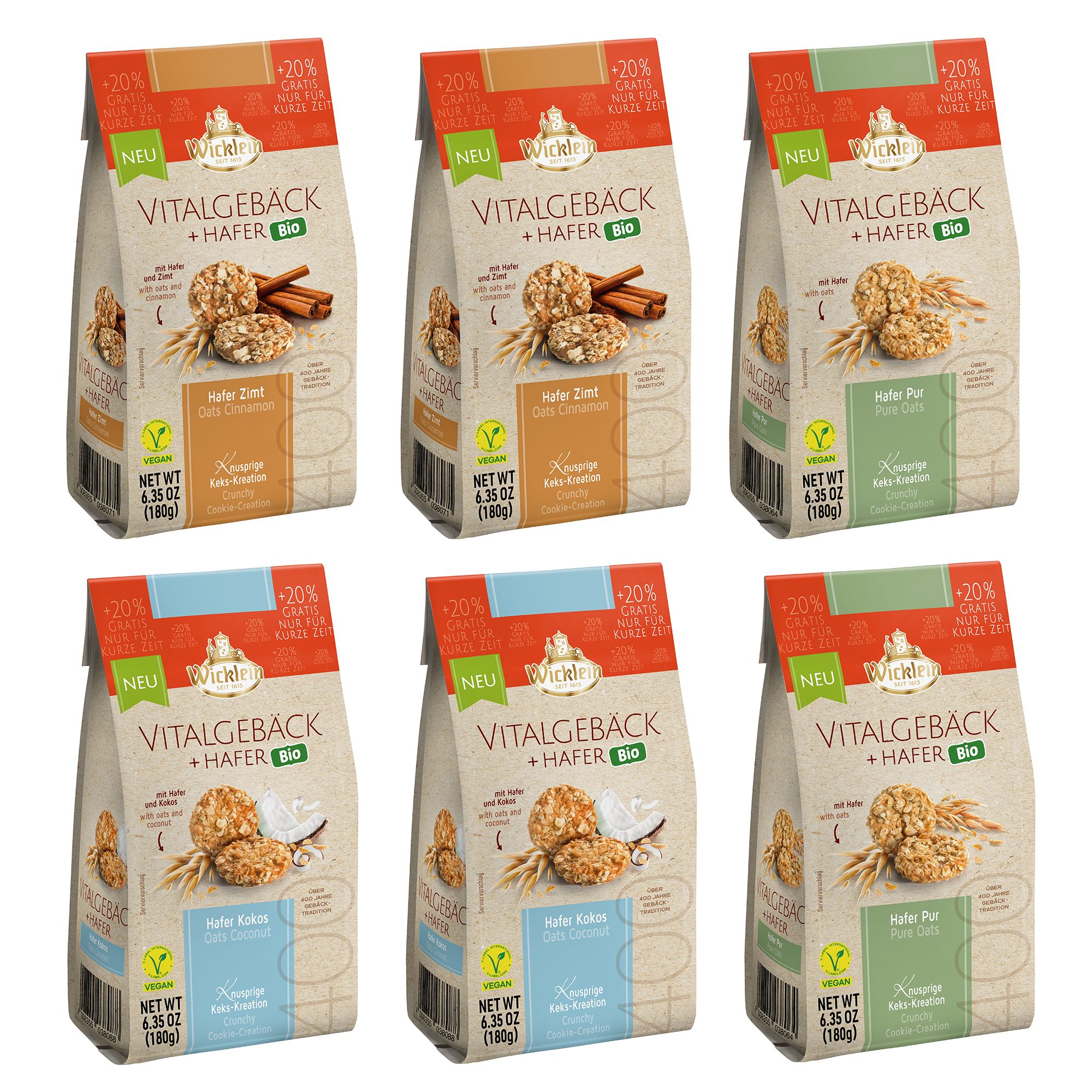 Bio Vitalgebäck 1.080g