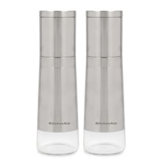 KITCHENAID® Salz- & Pfeffermühlen Keramikmahlwerk Edelstahl 2tlg. Set
