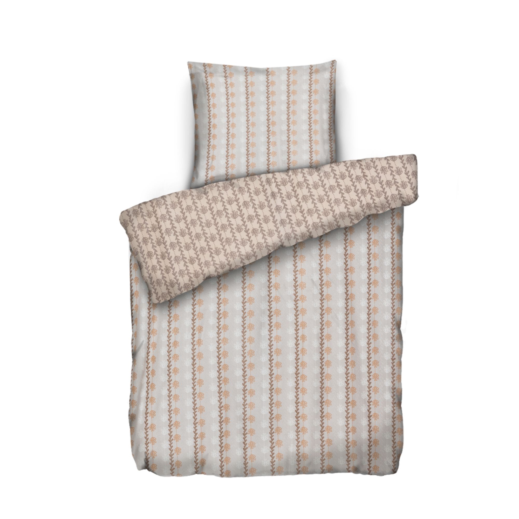 WINTERENGEL Wendebettwäsche Überkaro Mikrofaser Flanell Einzelbett, 2tlg.