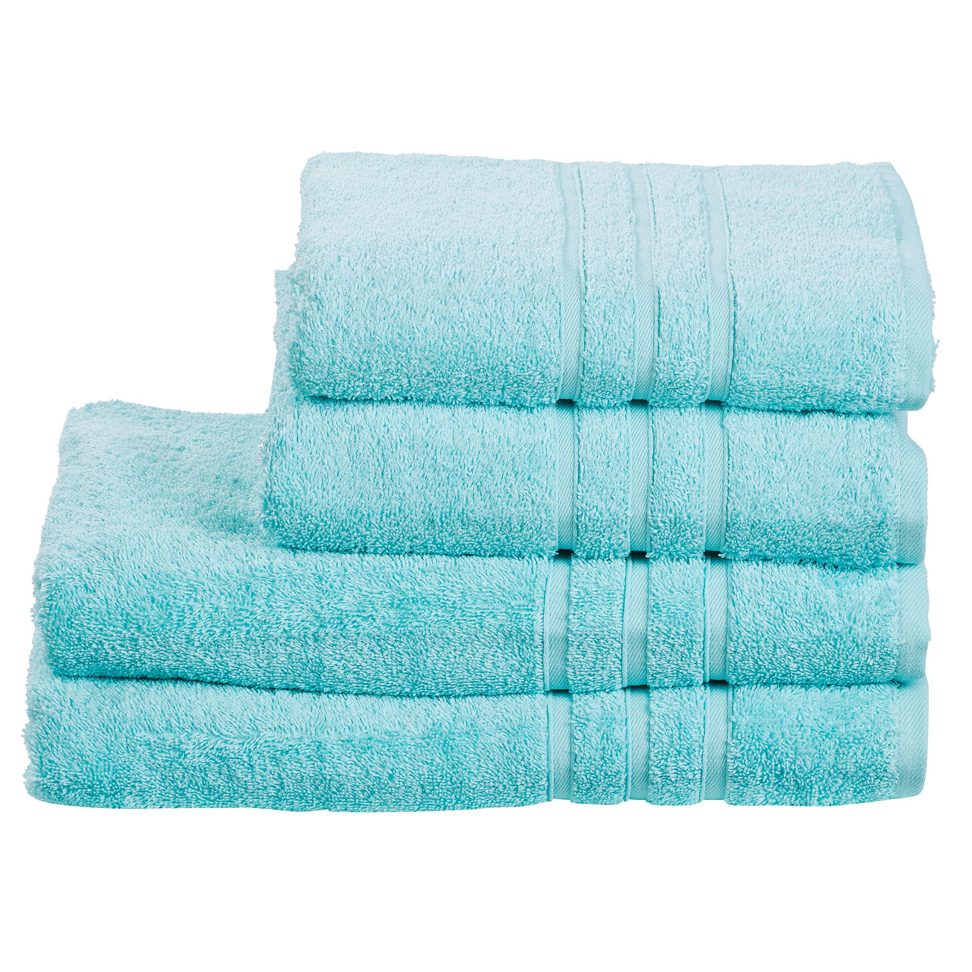 done.® 4tlg. Handtuch-Set uni 100% Baumwolle 50x100cm & 70x140cm