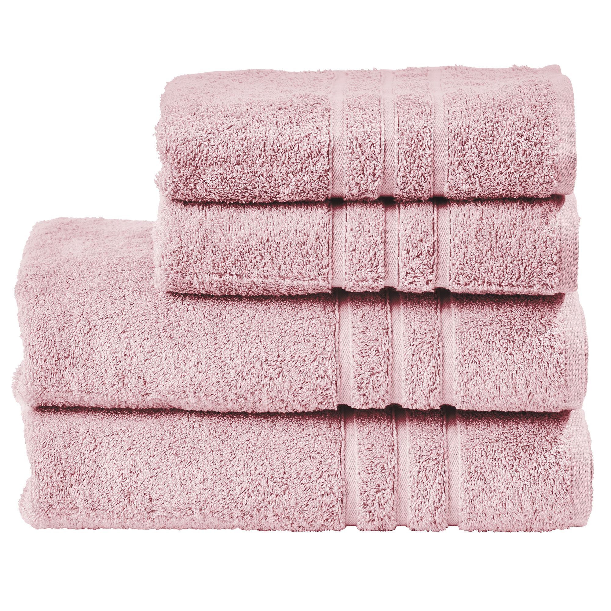 done.® 4tlg. Handtuch-Set uni 100% Baumwolle 50x100cm & 70x140cm