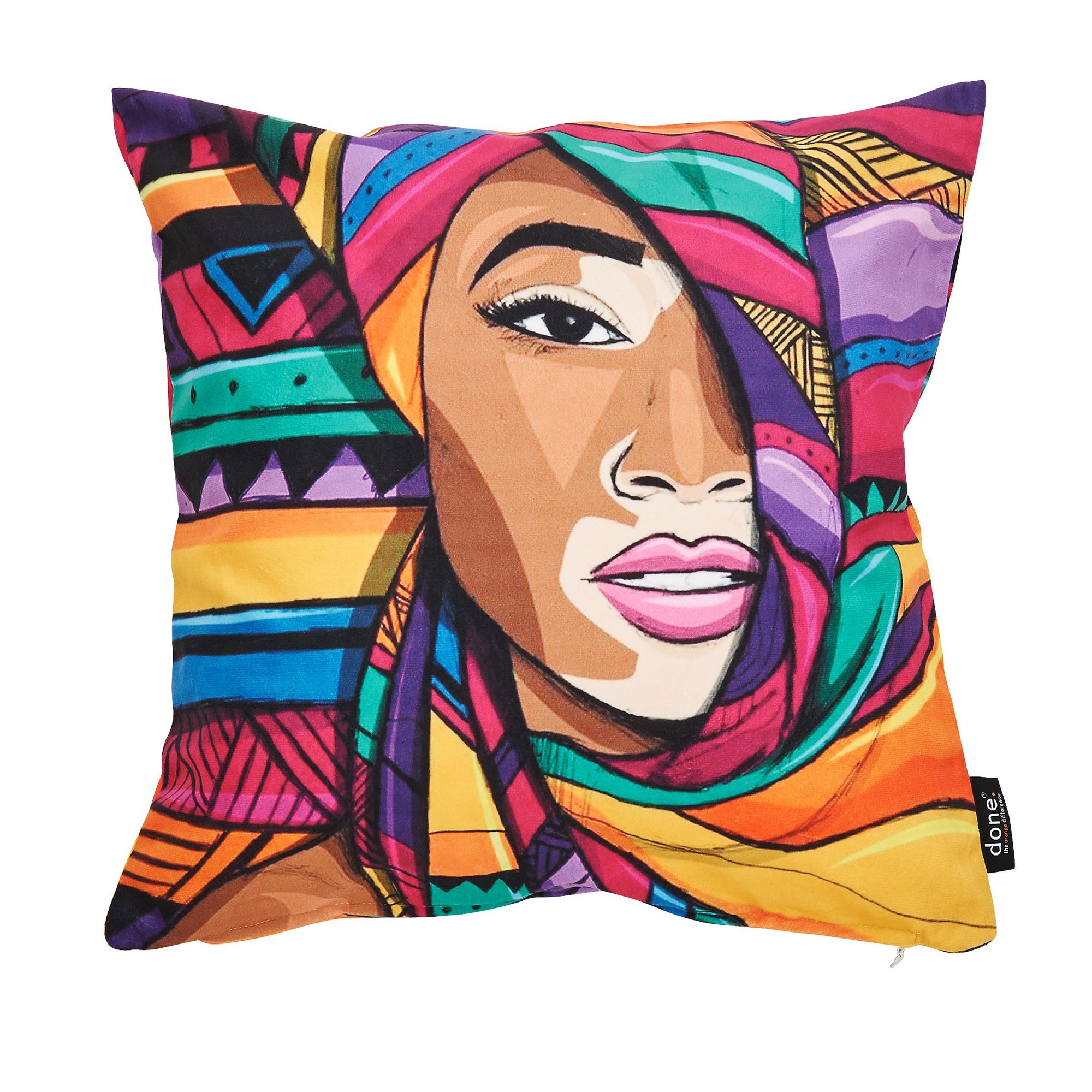 done.® Dekokissenhülle WINNIE Leinenanteil waschbar