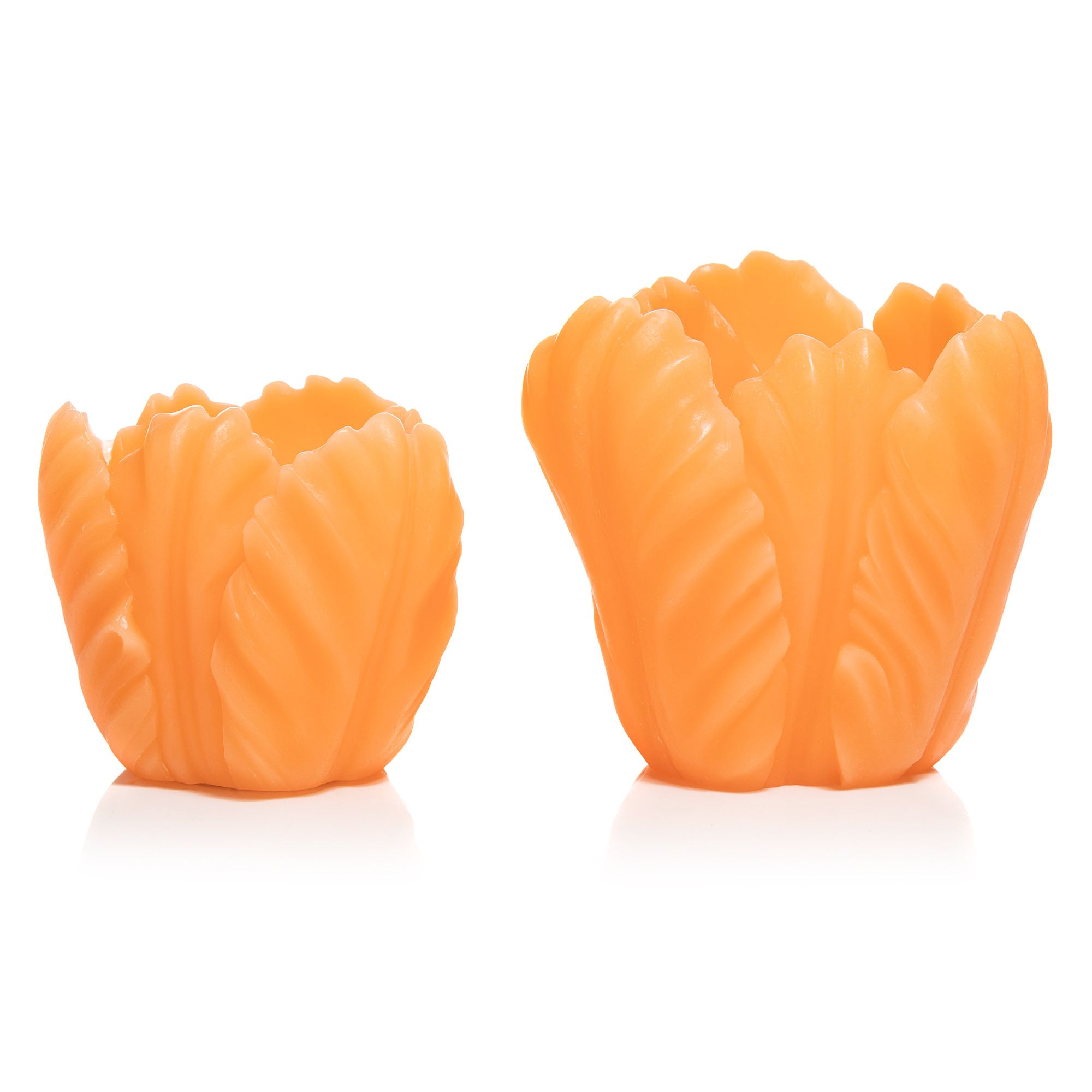 B-Ware ELAMBIA 2 LED-Kerzen Tulpen-Blüten 5h-Timerfunktion