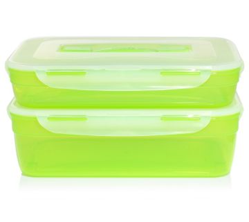 LocknLock 2 Frischhaltedosen mit Tragegriff 3,4L & 5,8L Gesamtvolumen 9,2L