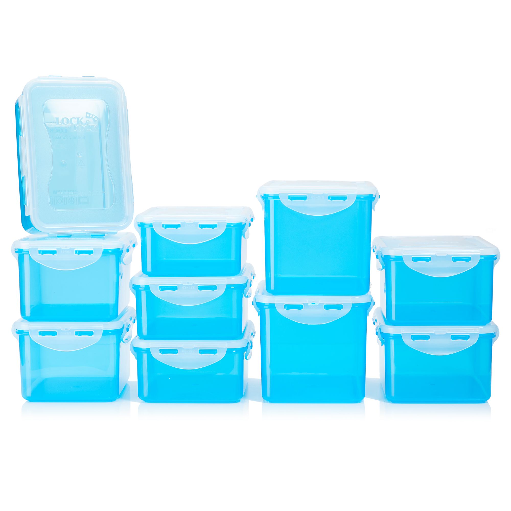 LocknLock 10 Frischhaltedosen luft- & aromadicht 850-1,9l