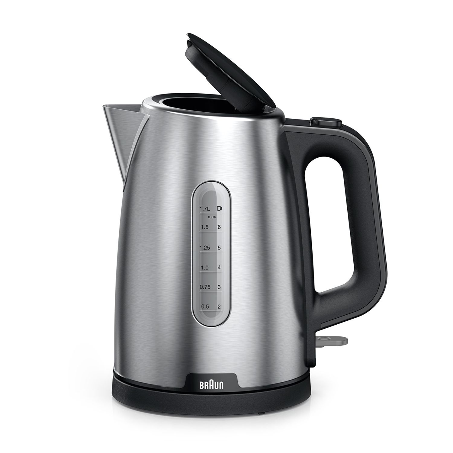 BRAUN Wasserkocher PurShine WK1500 1,7L Fassungsvermögen Schnellkoch-Funktion