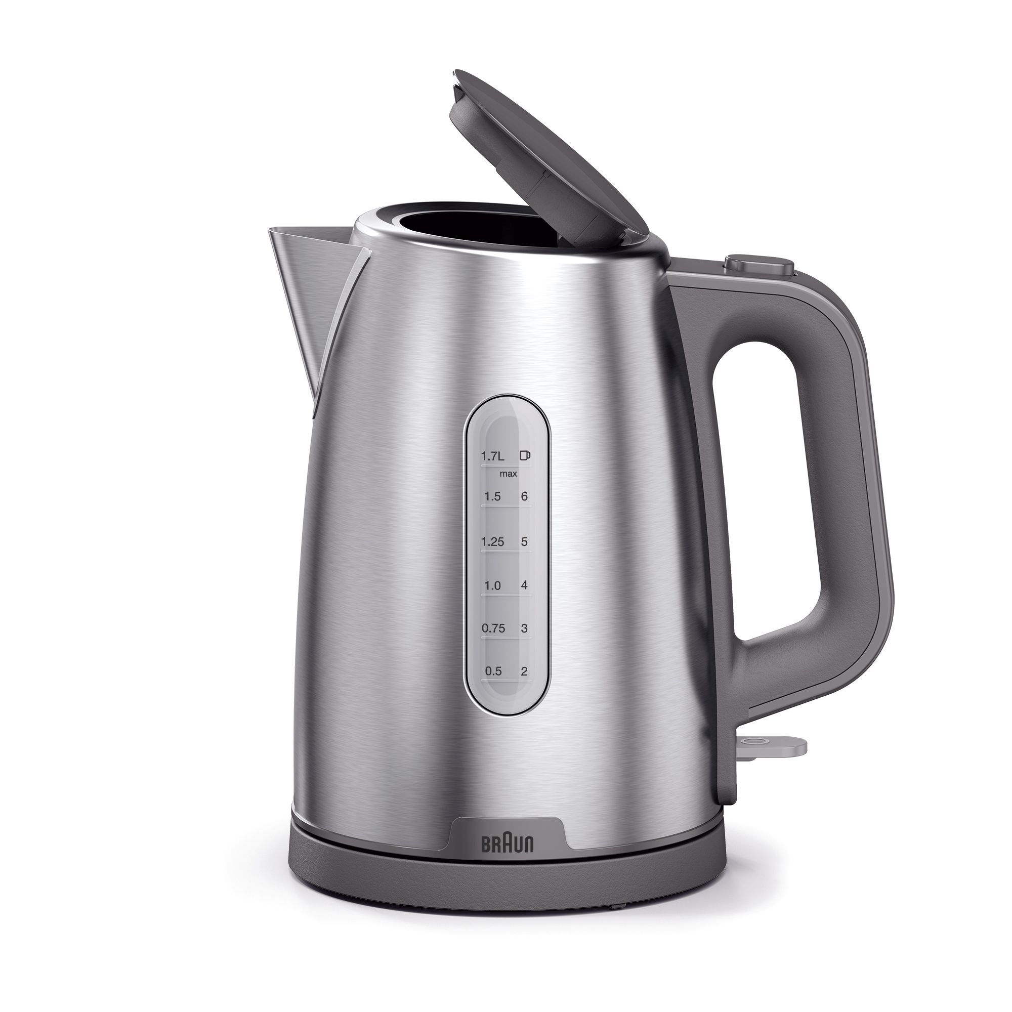 BRAUN Wasserkocher PurShine WK1500 1,7L Fassungsvermögen Schnellkoch-Funktion