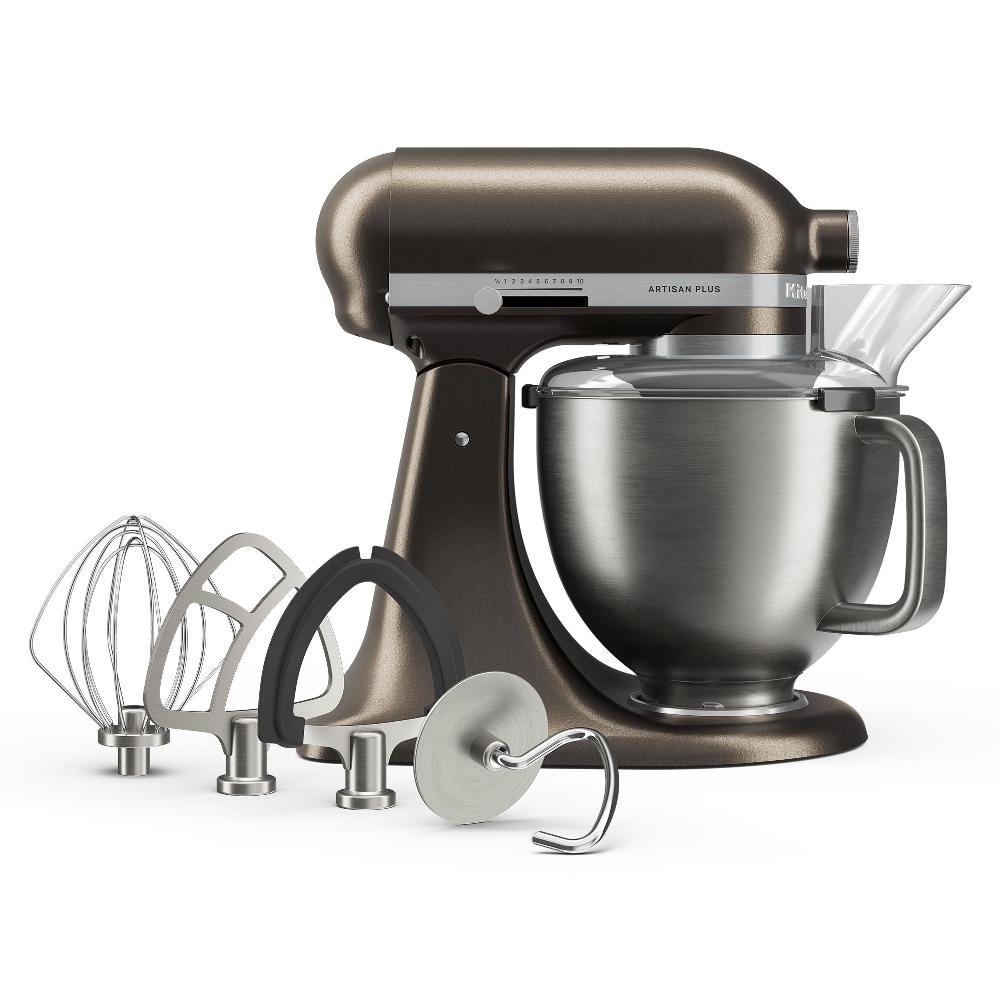 KITCHENAID® 5KSM50PKV Artisan Plus Küchenmaschine 4,7L Vol., Soft Start integr. LED-Licht