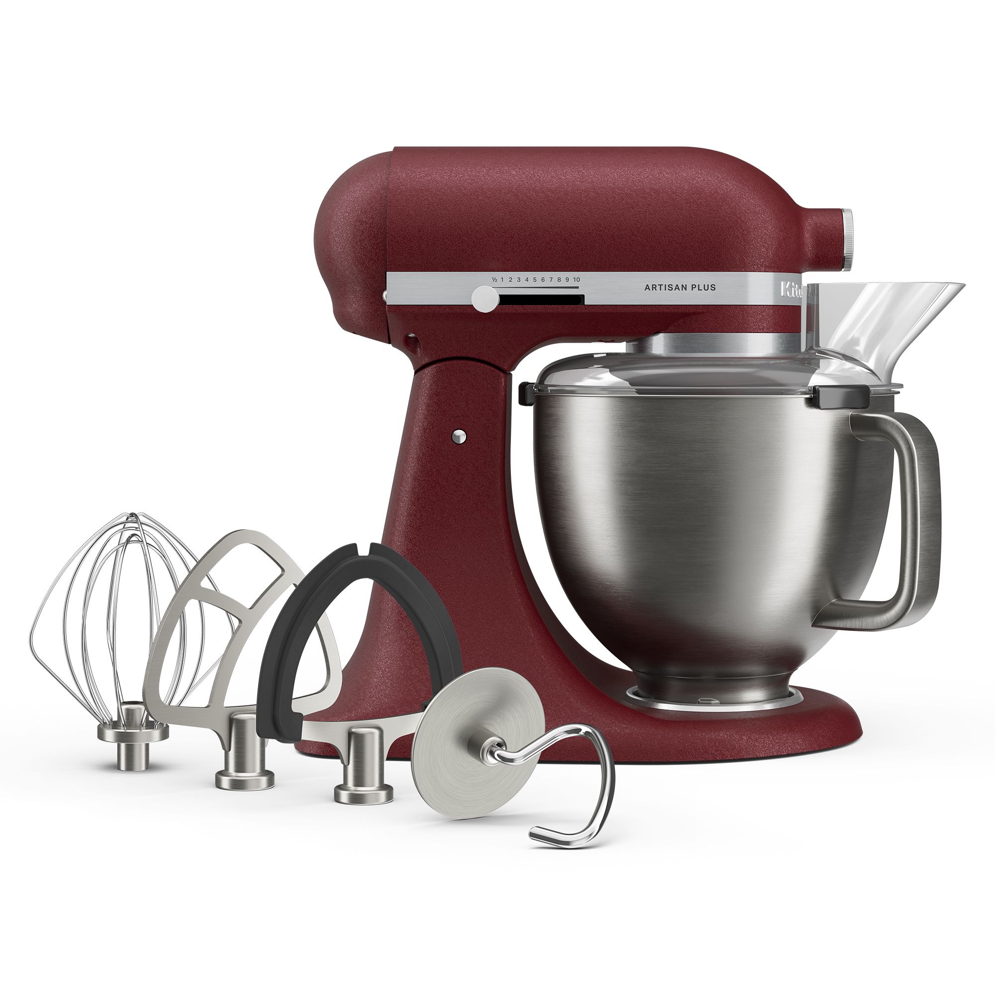 KITCHENAID® 5KSM50PKV Artisan Plus Küchenmaschine 4,7L Vol., Soft Start integr. LED-Licht