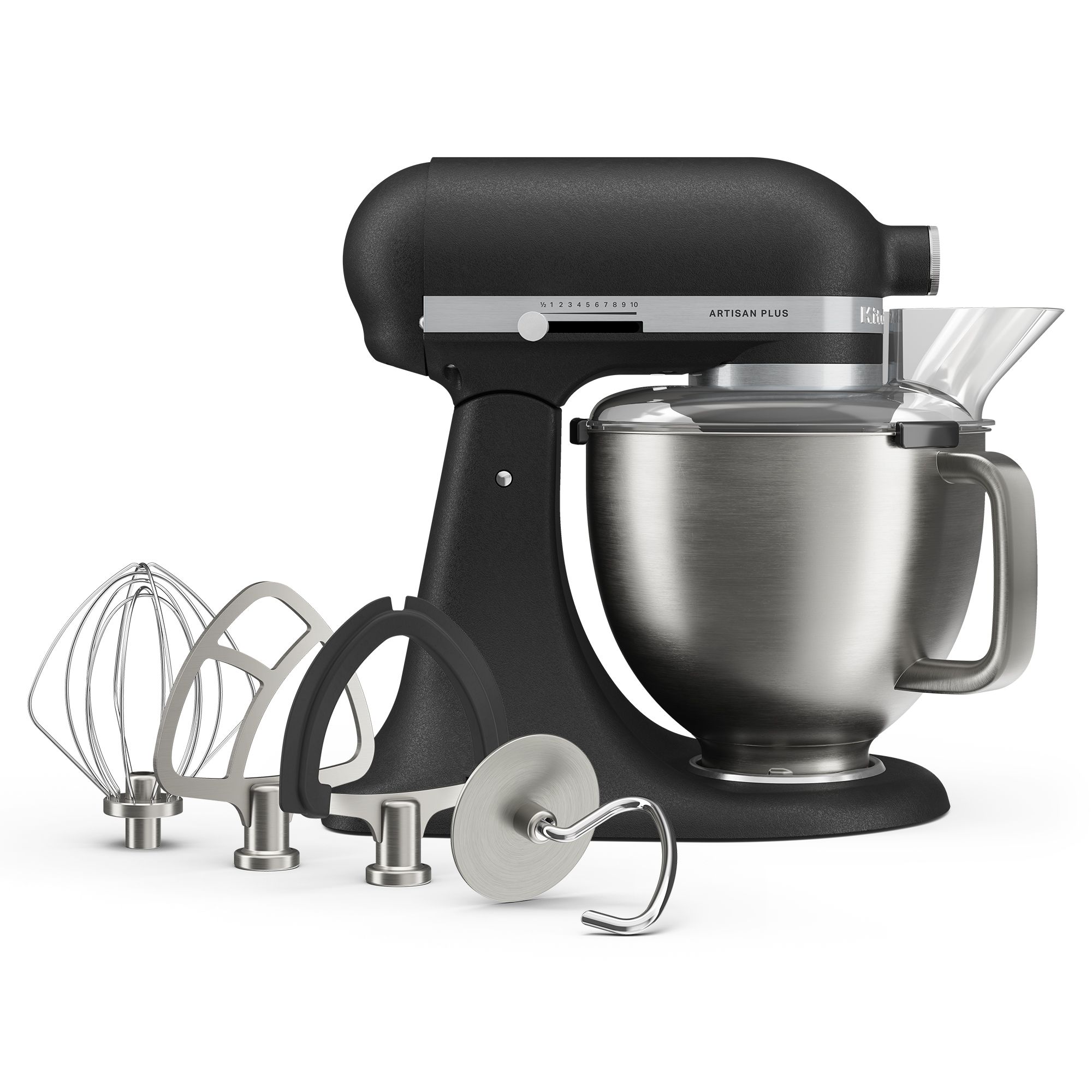 KITCHENAID® 5KSM50PKV Artisan Plus Küchenmaschine 4,7L Vol., Soft Start integr. LED-Licht