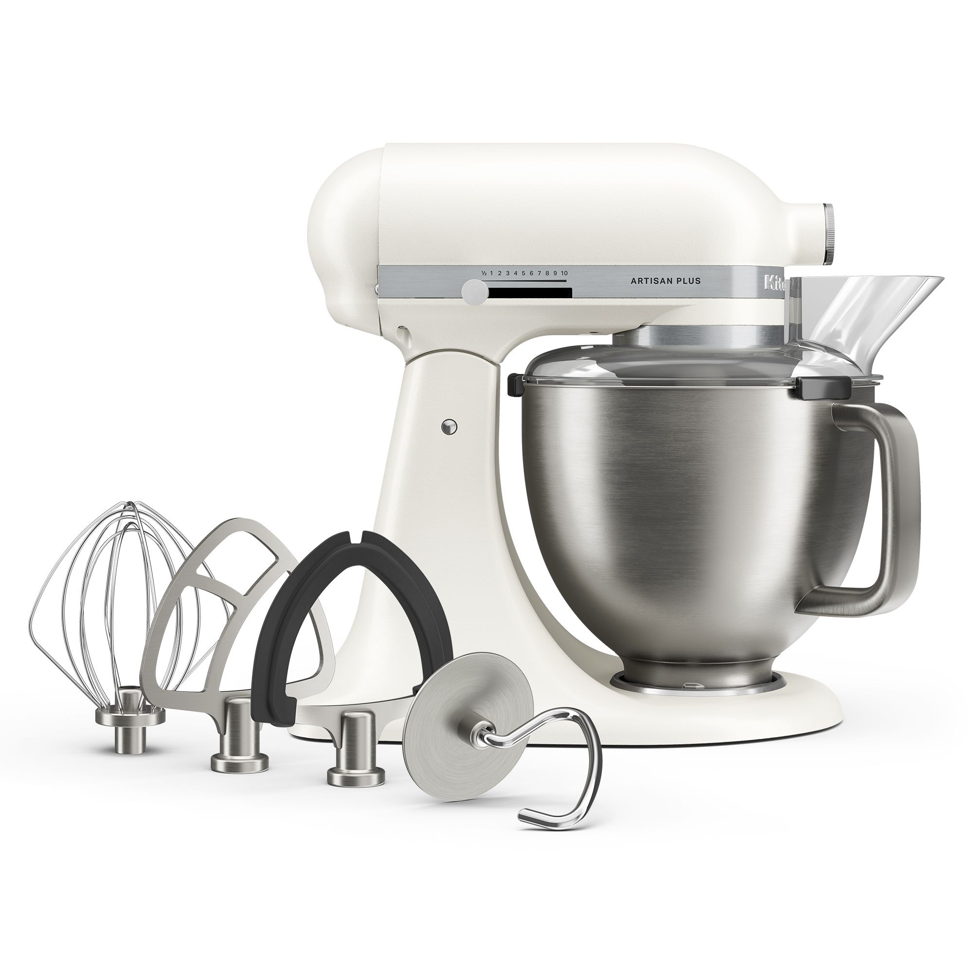 KITCHENAID® 5KSM50PKV Artisan Plus Küchenmaschine 4,7L Vol., Soft Start integr. LED-Licht