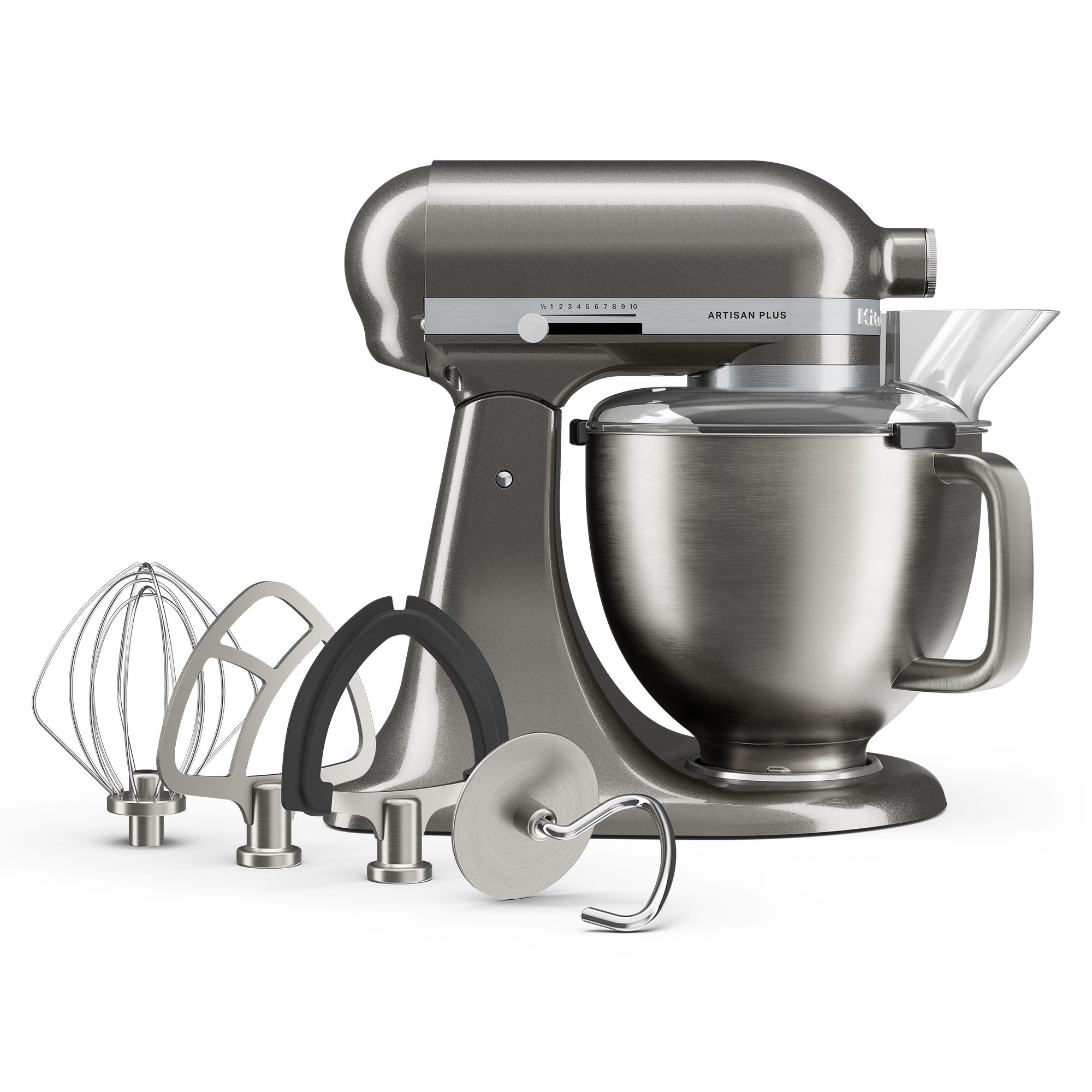 KITCHENAID® 5KSM50PKV Artisan Plus Küchenmaschine 4,7L Vol., Soft Start integr. LED-Licht