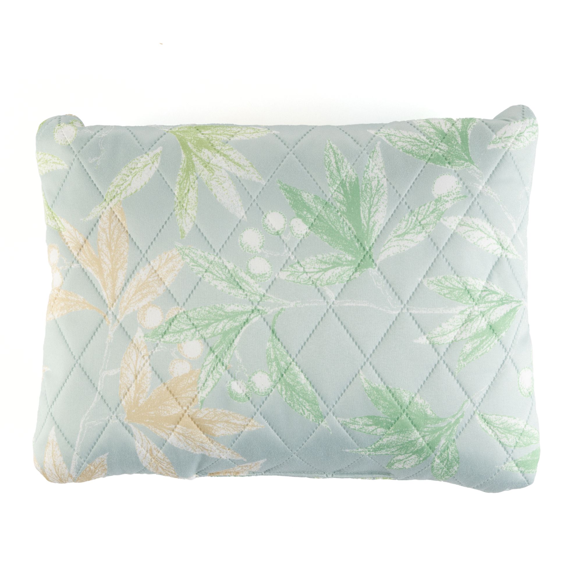 JERYMOOD 2in1-Reisekissen Blätterdruck Mikrofaser Jersey wandelbar