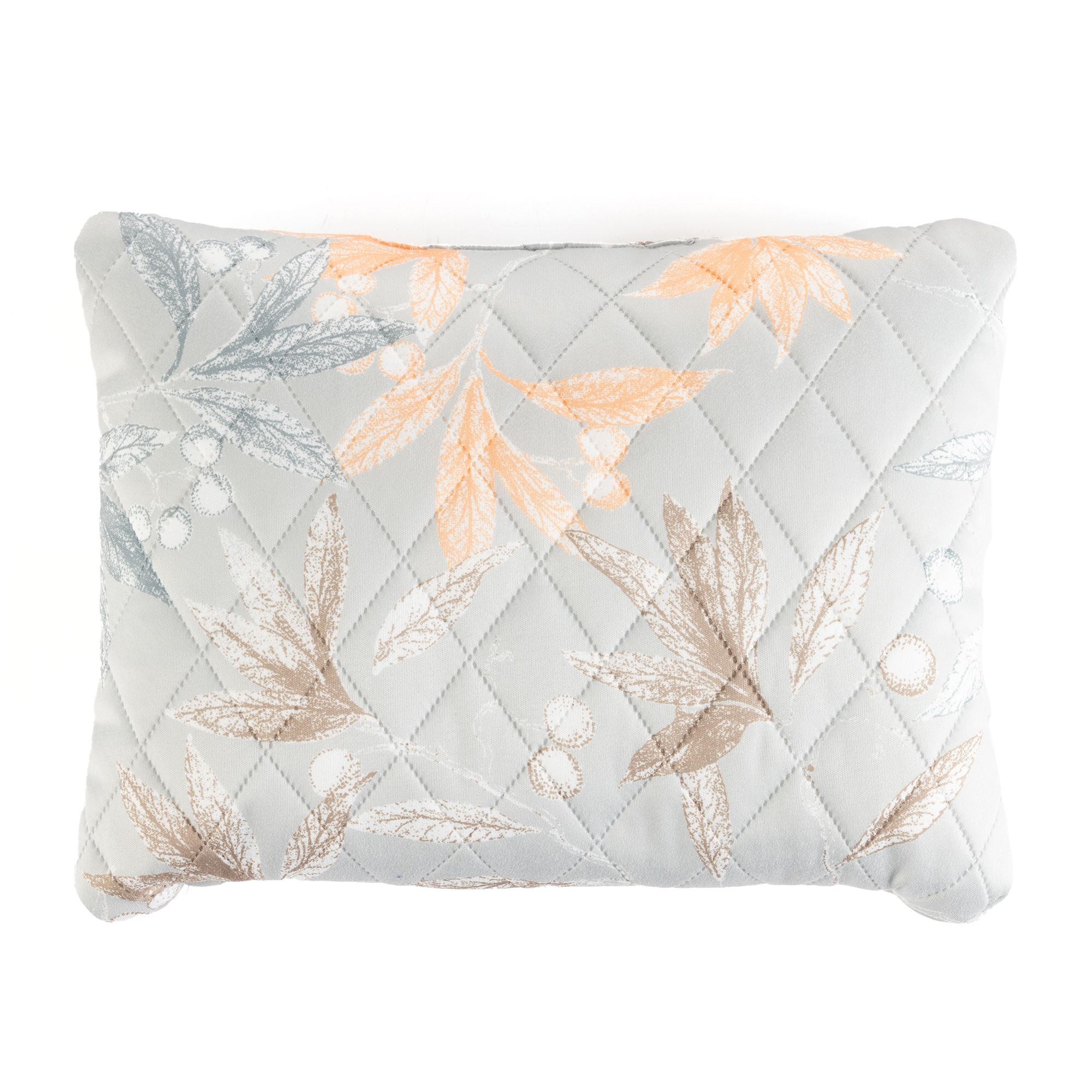 JERYMOOD 2in1-Reisekissen Blätterdruck Mikrofaser Jersey wandelbar