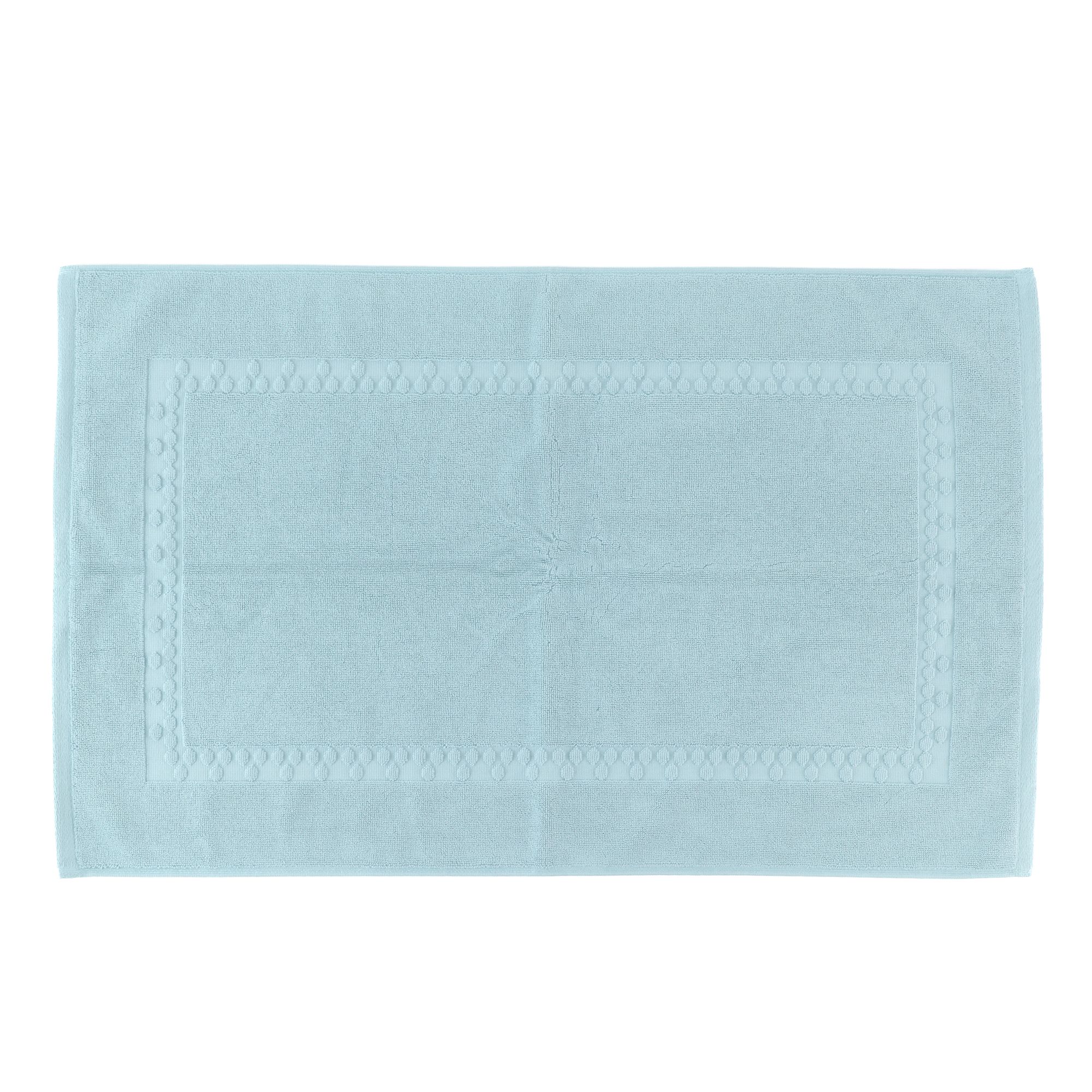 NACHTIGALL Badematte uni Jacquard Baumwolle HeiQ™ Pure