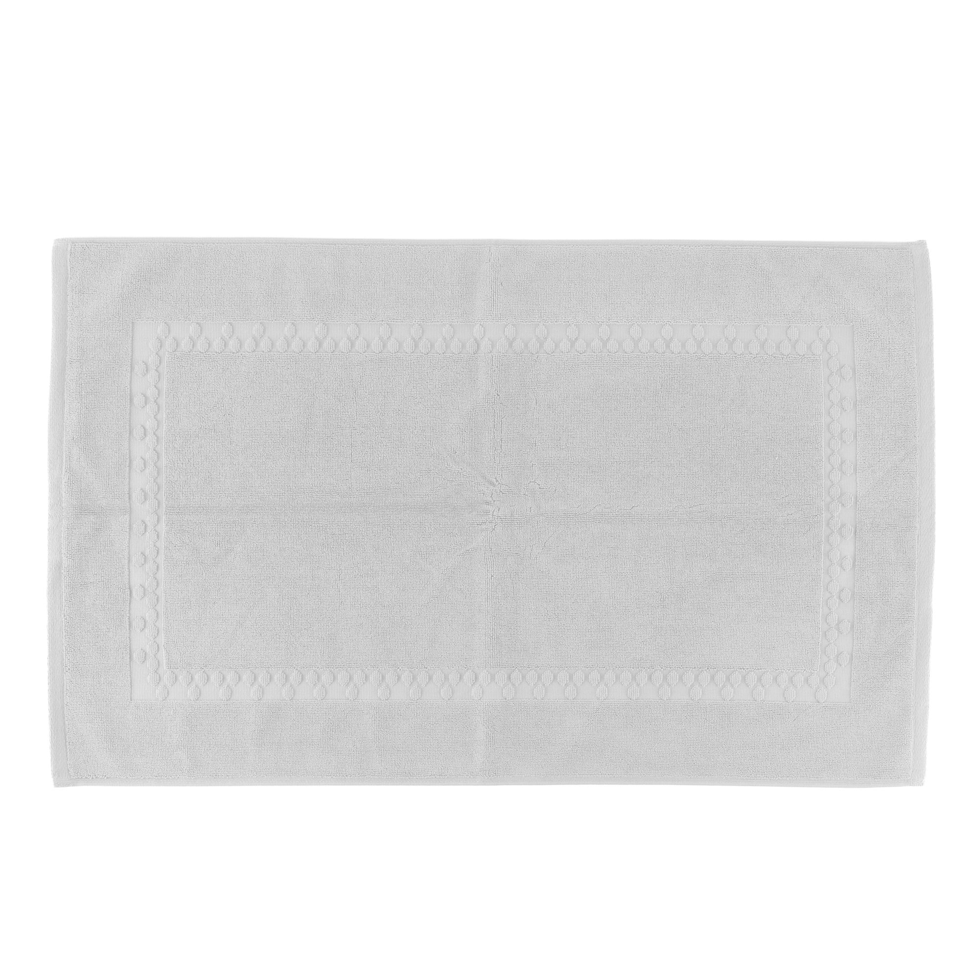 NACHTIGALL Badematte uni Jacquard Baumwolle HeiQ™ Pure