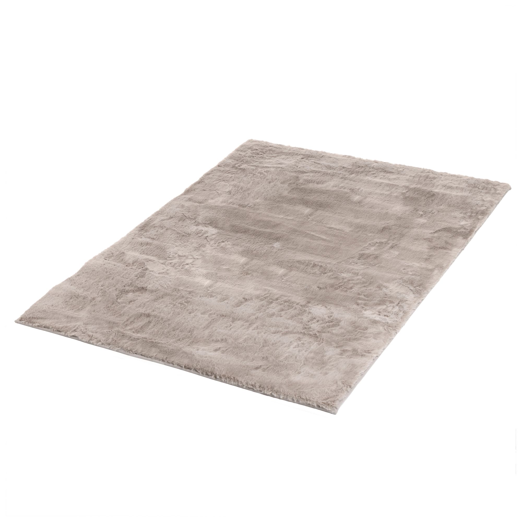 MONT CHALET uni Teppich Lammfell-Optik rutschfeste Rückseite Farb- & Größenauswahl