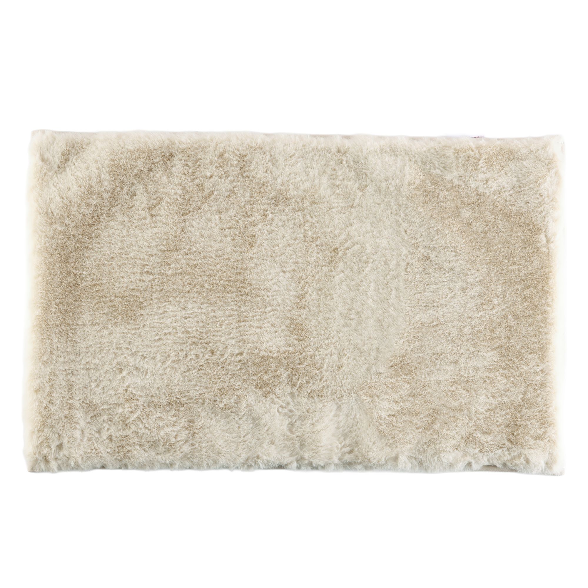 MONT CHALET uni Badeteppich Lammfell-Optik waschbar Florhöhe 2,2cm