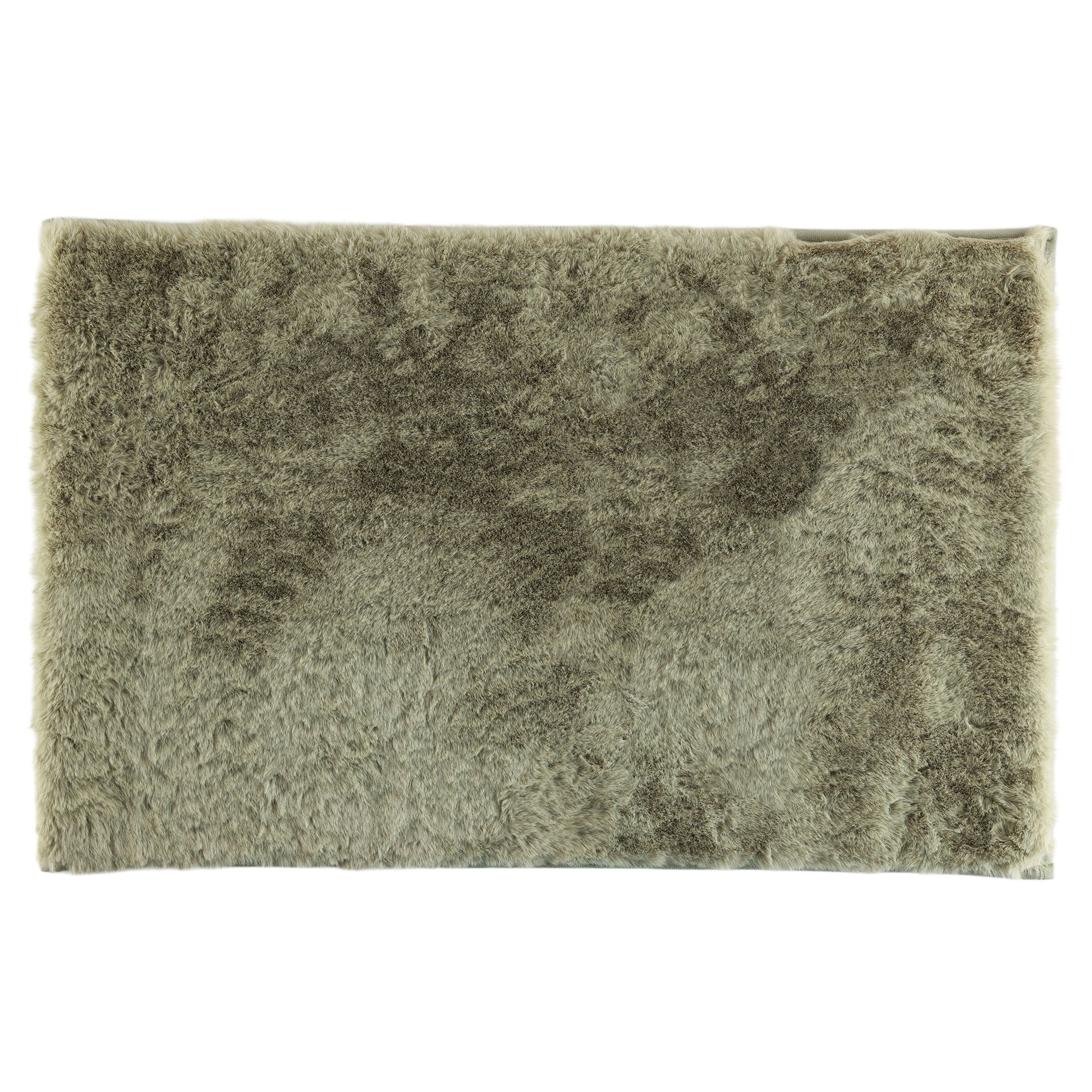 MONT CHALET uni Badeteppich Lammfell-Optik waschbar Florhöhe 2,2cm