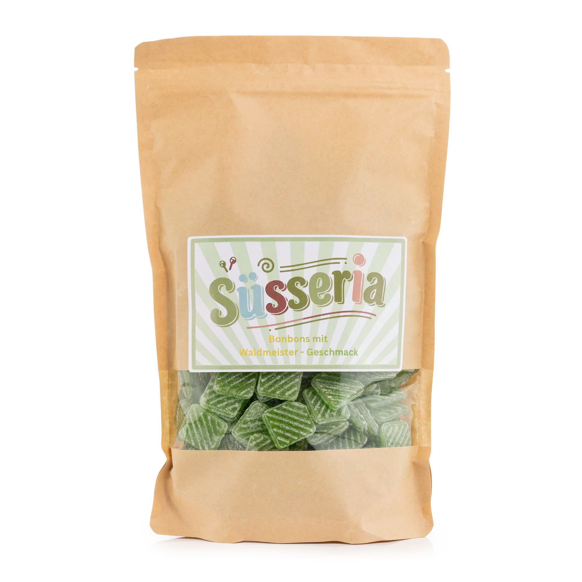 SÜSSERIA Waldmeister-Geschmack Bonbons Inhalt 750g