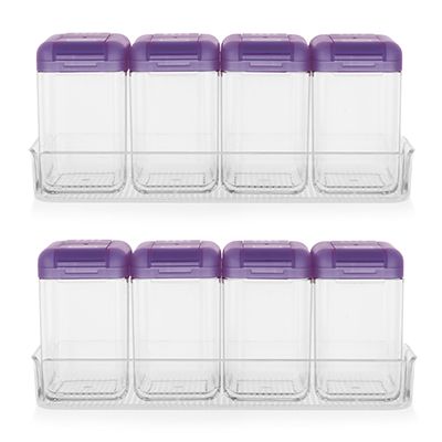 locknlock 8 vorratsdosen schuttfunktion inkl 2 tabletts qvc de