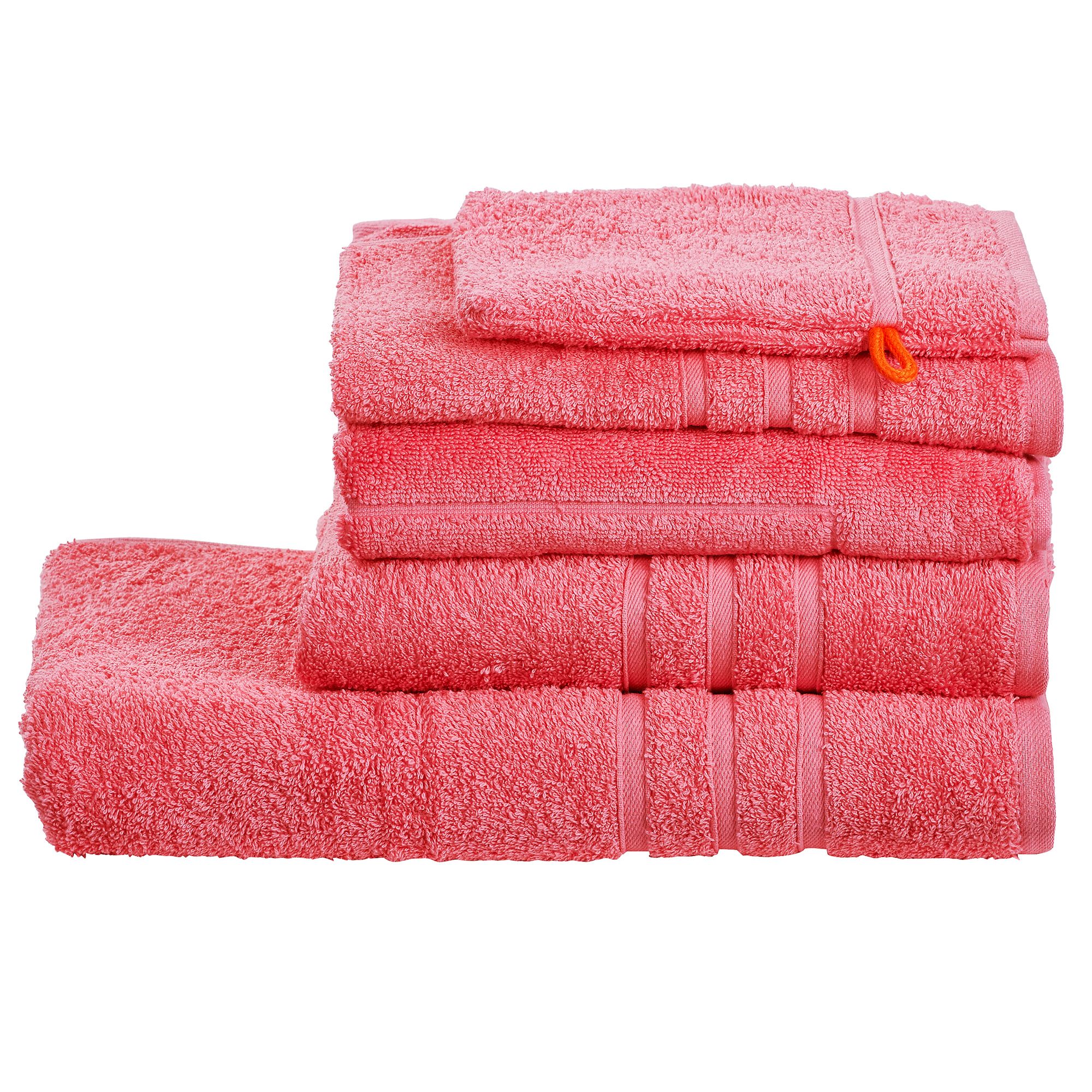 done.® Frottier-Set uni 100% Baumwolle inkl.Badvorleger,5tlg