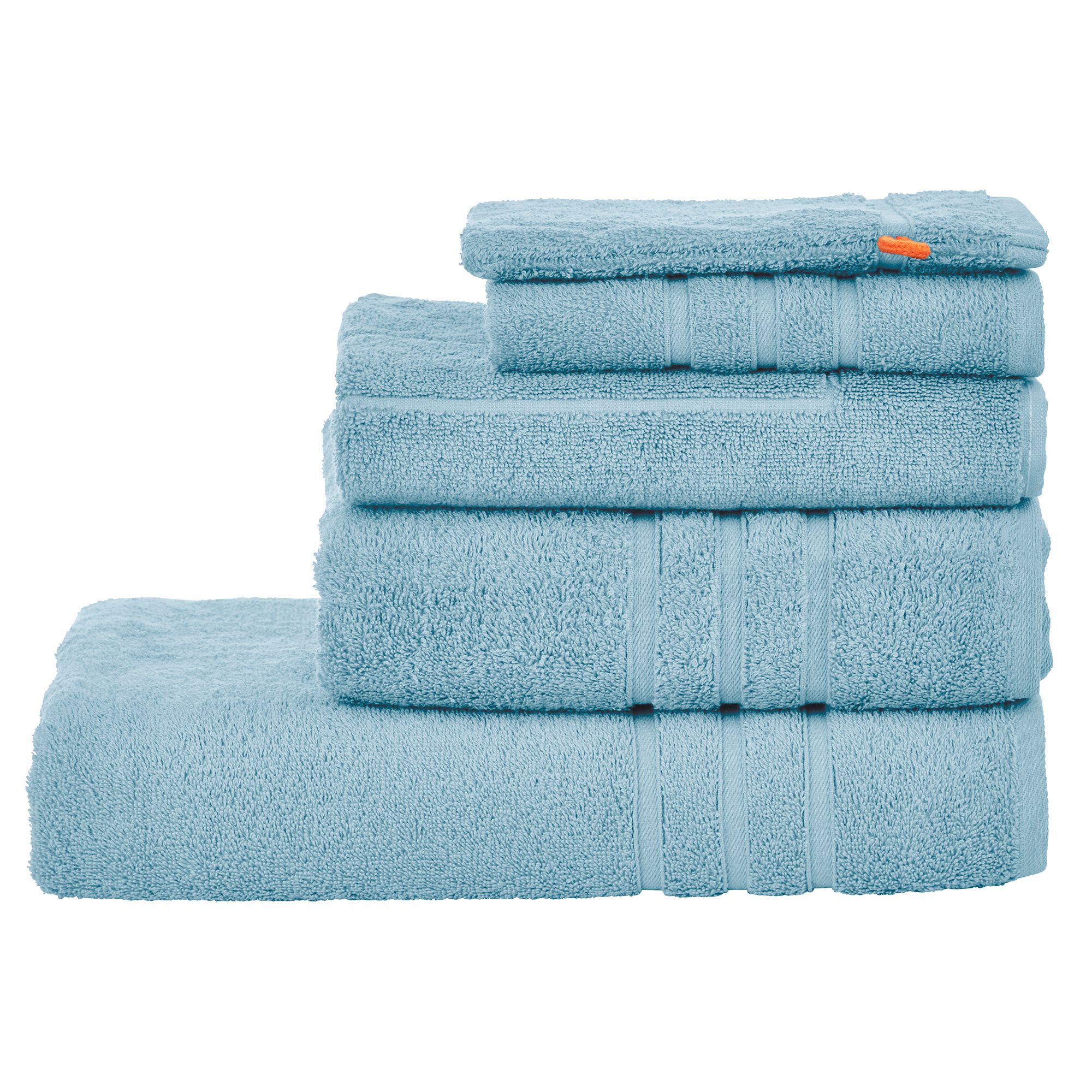 done.® Frottier-Set uni 100% Baumwolle inkl.Badvorleger,5tlg