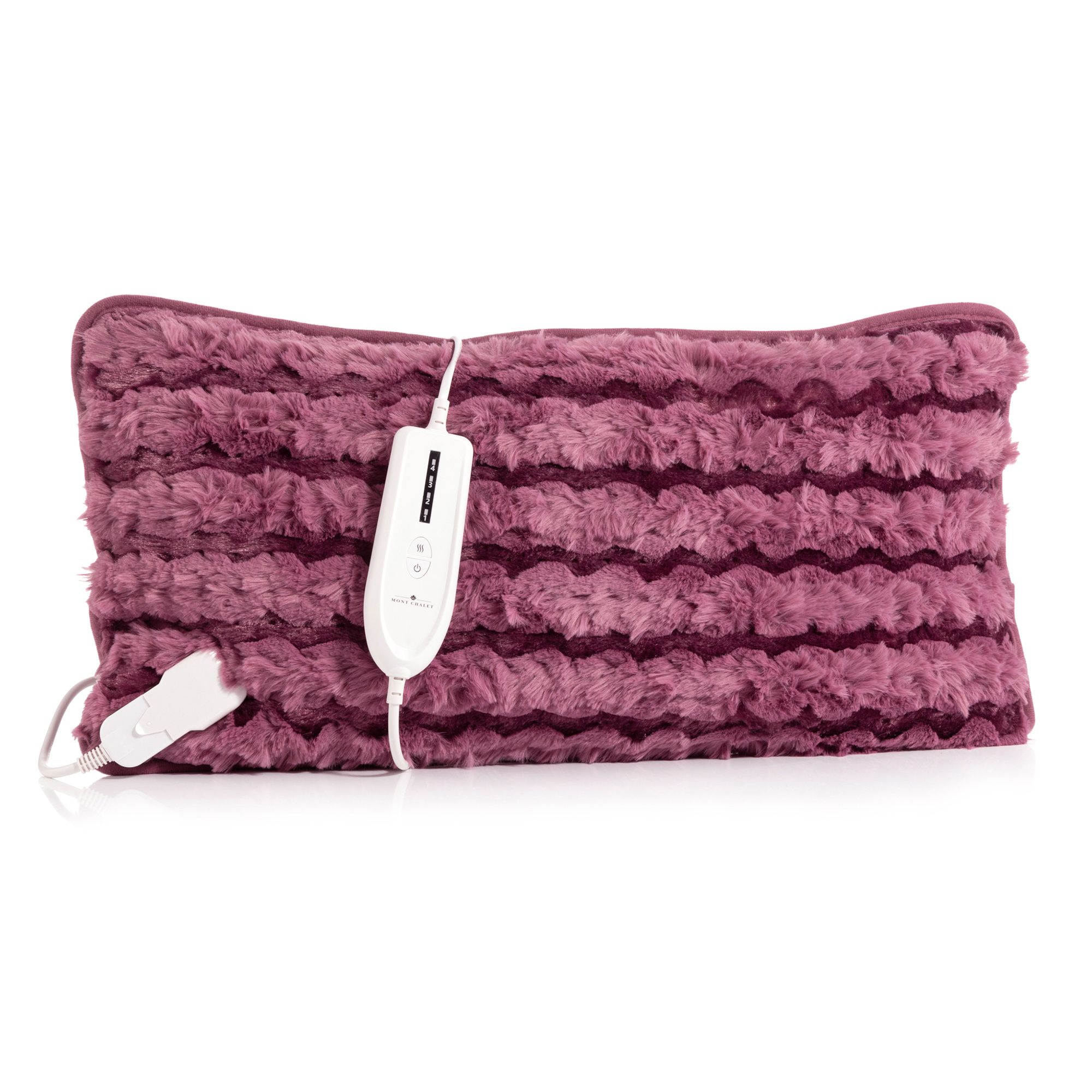 MONT CHALET Heizkissen 30x60cm Fell-Optik 4 Heizstufen 1,5h-Timer, waschbar