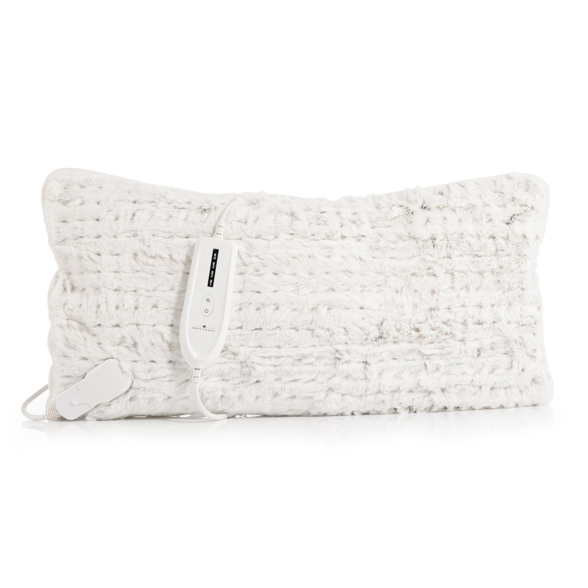 MONT CHALET Heizkissen 30x60cm Fell-Optik 4 Heizstufen 1,5h-Timer, waschbar