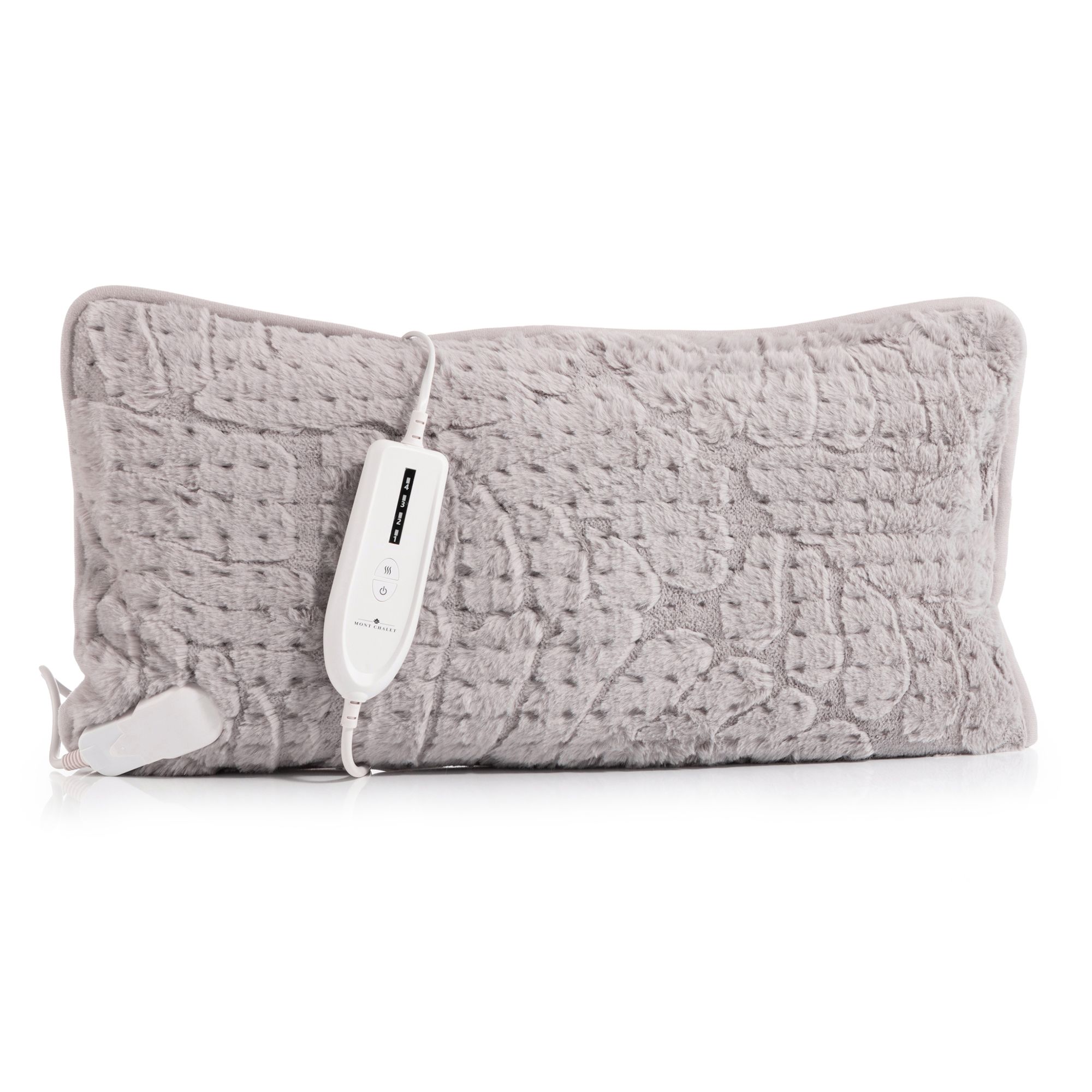 MONT CHALET Heizkissen 30x60cm Fell-Optik 4 Heizstufen 1,5h-Timer, waschbar