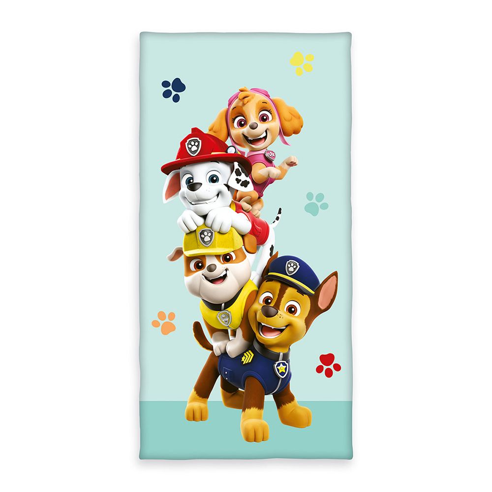 PAW PATROL™ Badetuch PAW PATROL™-Hunde Baumwoll Velours ca. 75x150cm