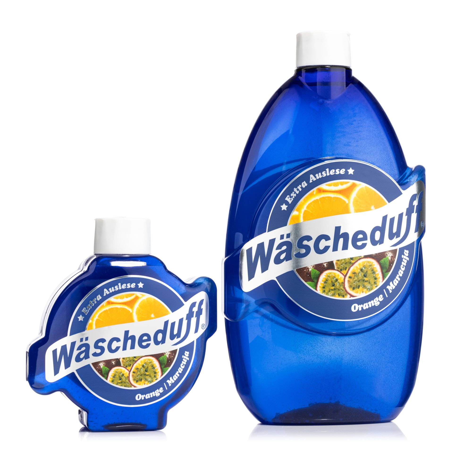 WÄSCHEDUFT PLUS Textil Duftspülung Orange-Maracuja Extra Auslese 750ml & 260ml