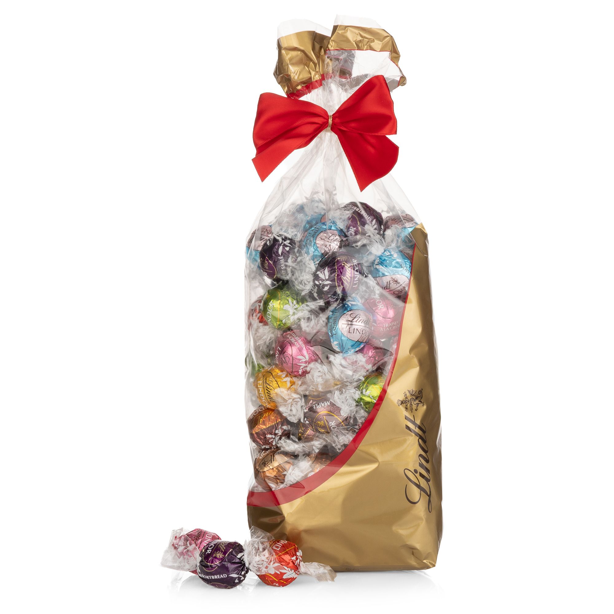LINDT Lindor Mischbeutel 11 versch. Sorten exklusiv bei QVC Inhalt 1.012g, 82 Stk