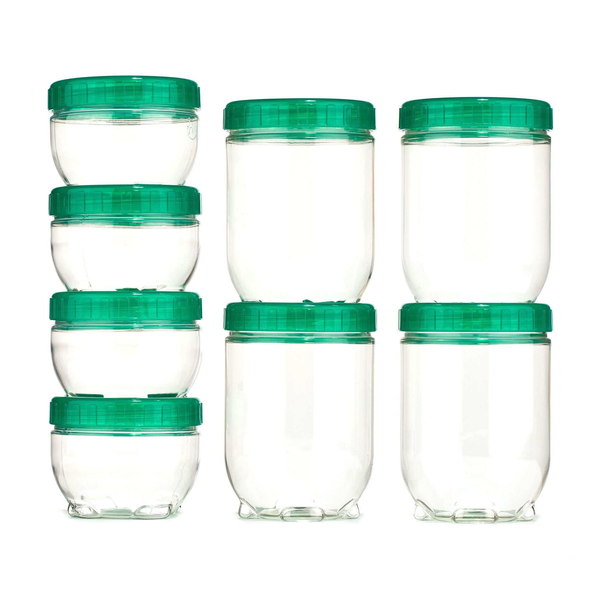 LocknLock 8 Vorratsdosen Interlock 300ml-700ml Gesamtvolumen 4,0L