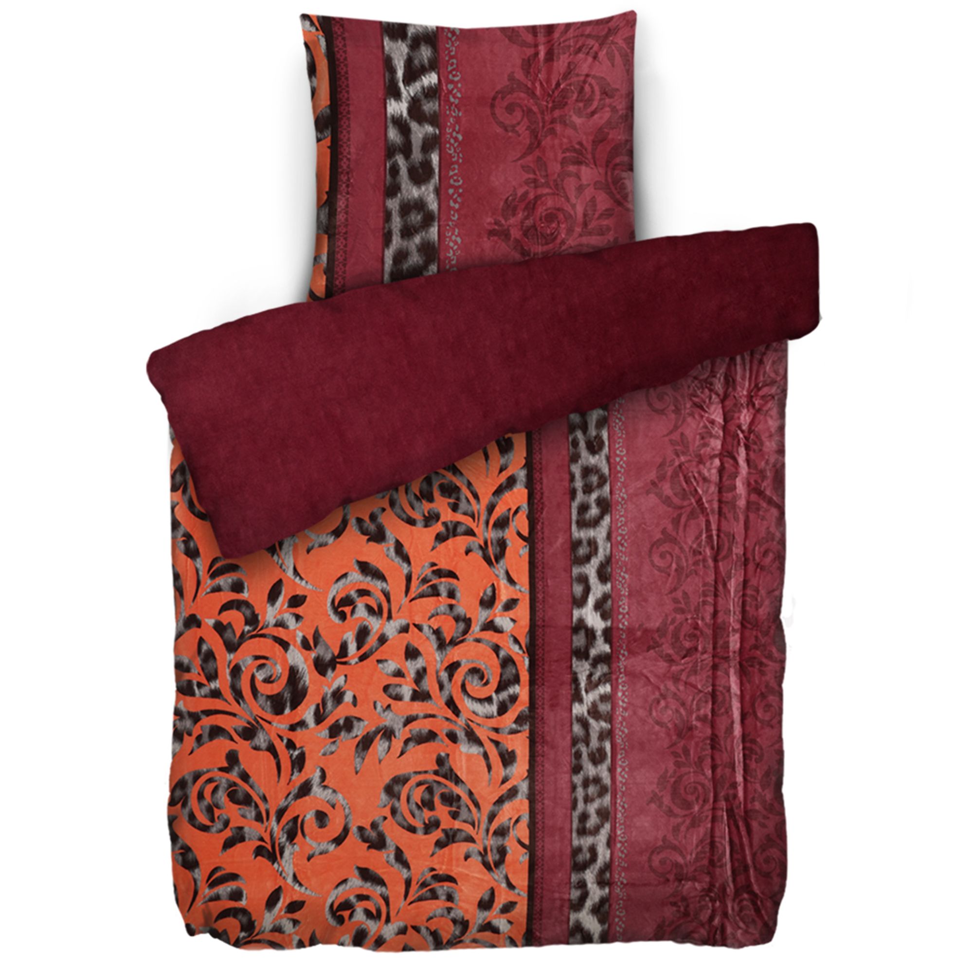 MONT CHALET Wendebettwäsche Leo-Ranke Mikrofaser Chinchilla Einzelbett, 2tlg.