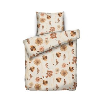 WINTERENGEL Bettwäsche Herbstblätter Mikrofaser Flanell Einzelbett, 2tlg.